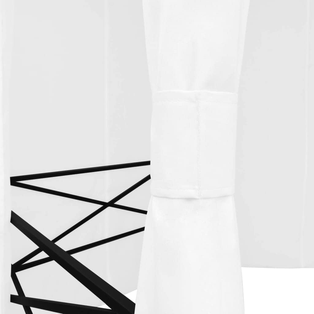 Premium White Outdoor Party Tent with Curtains - 141.7