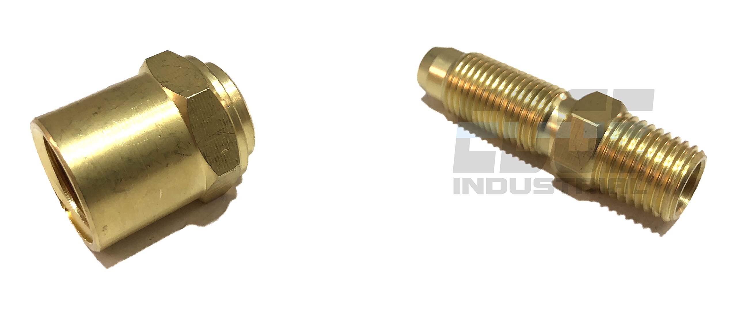 Brass Reusable Fitting Adapter 1/4