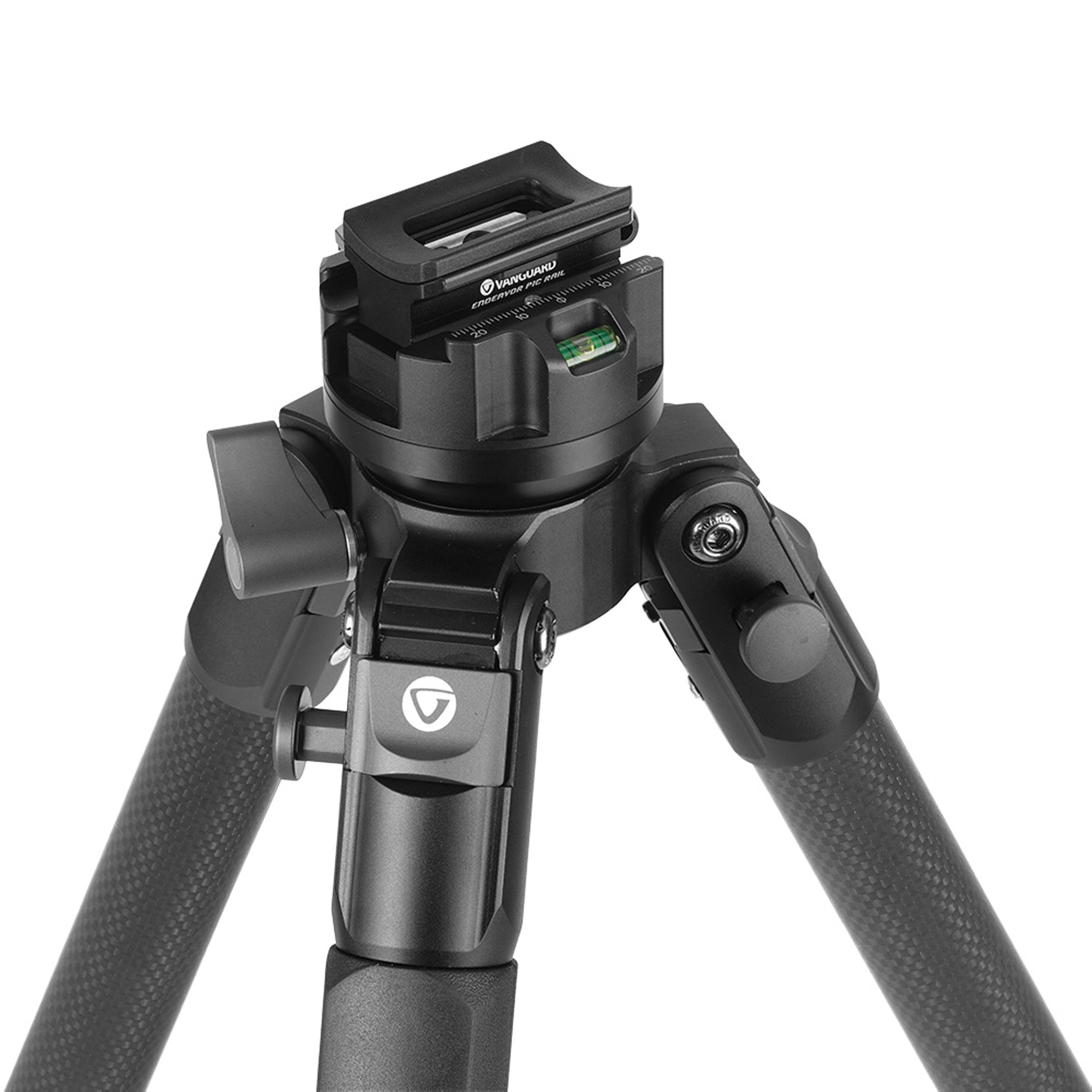 Endeavor L 303CPR Carbon Fiber Tripod with Arca/Picatinny Rail - Professional Shooting Tripod for Hunting, Photography & Outdoor Adventures