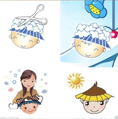 Adjustable Soft Baby Bathing Cap for Safe Hair Wash - Waterproof Shower Cap Protects Eyes & Ears - Infant Toddler Bath Accessories (1-Pack) - Perfect for Bath Time, Swimming Lessons & Sensitive Skin Care