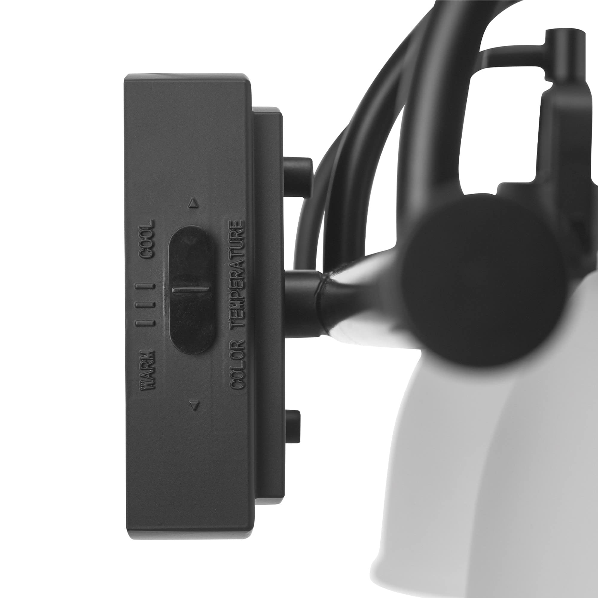 Globe Electric 52090 Gilroy 3-Light 25W LED Vanity Light with Adjustable Color Temperature (3000K-4000K-5000K) - Matte Black Finish, Frosted Glass Shades, 1780 Lumens, Energy Star Certified - Perfect for Bathroom, Dressing Room & Vanity Mirror Lighting