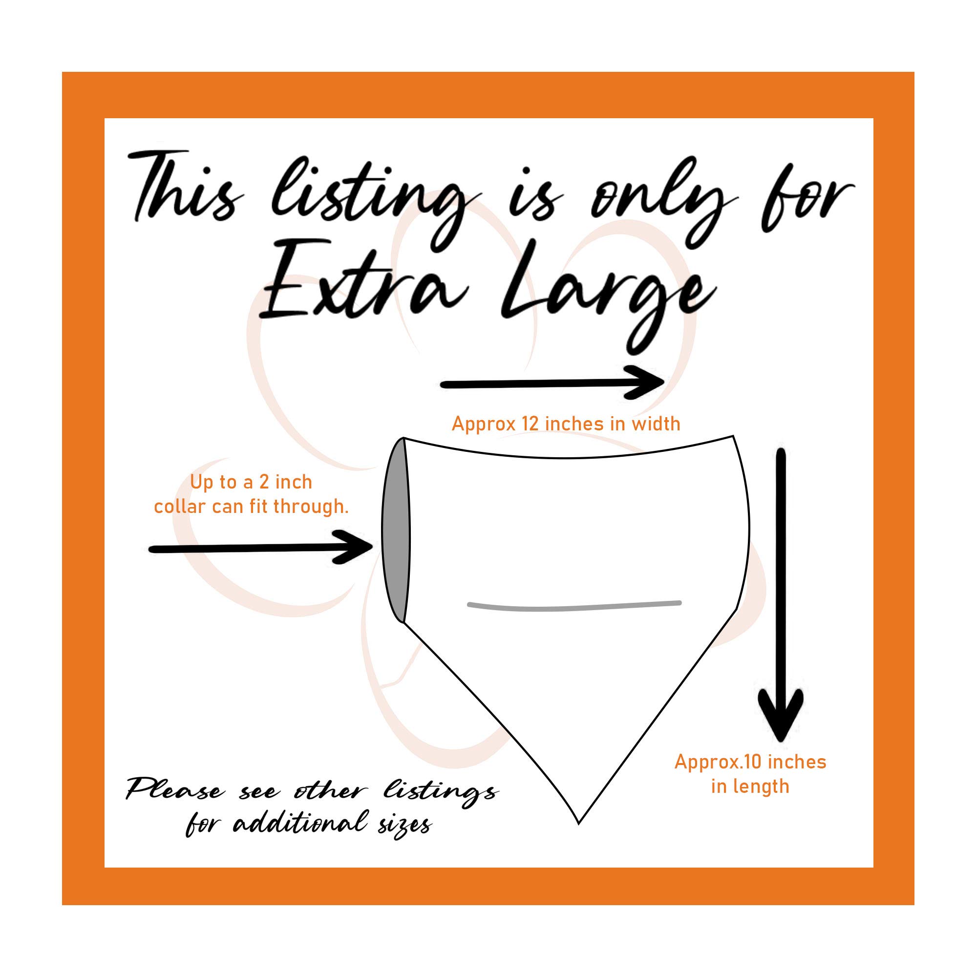 Halloween Dog Bandana - Extra Large Over The Collar Pet Accessory for Dogs | Costume Party, Trick or Treat, Photo Props, Holiday Celebration