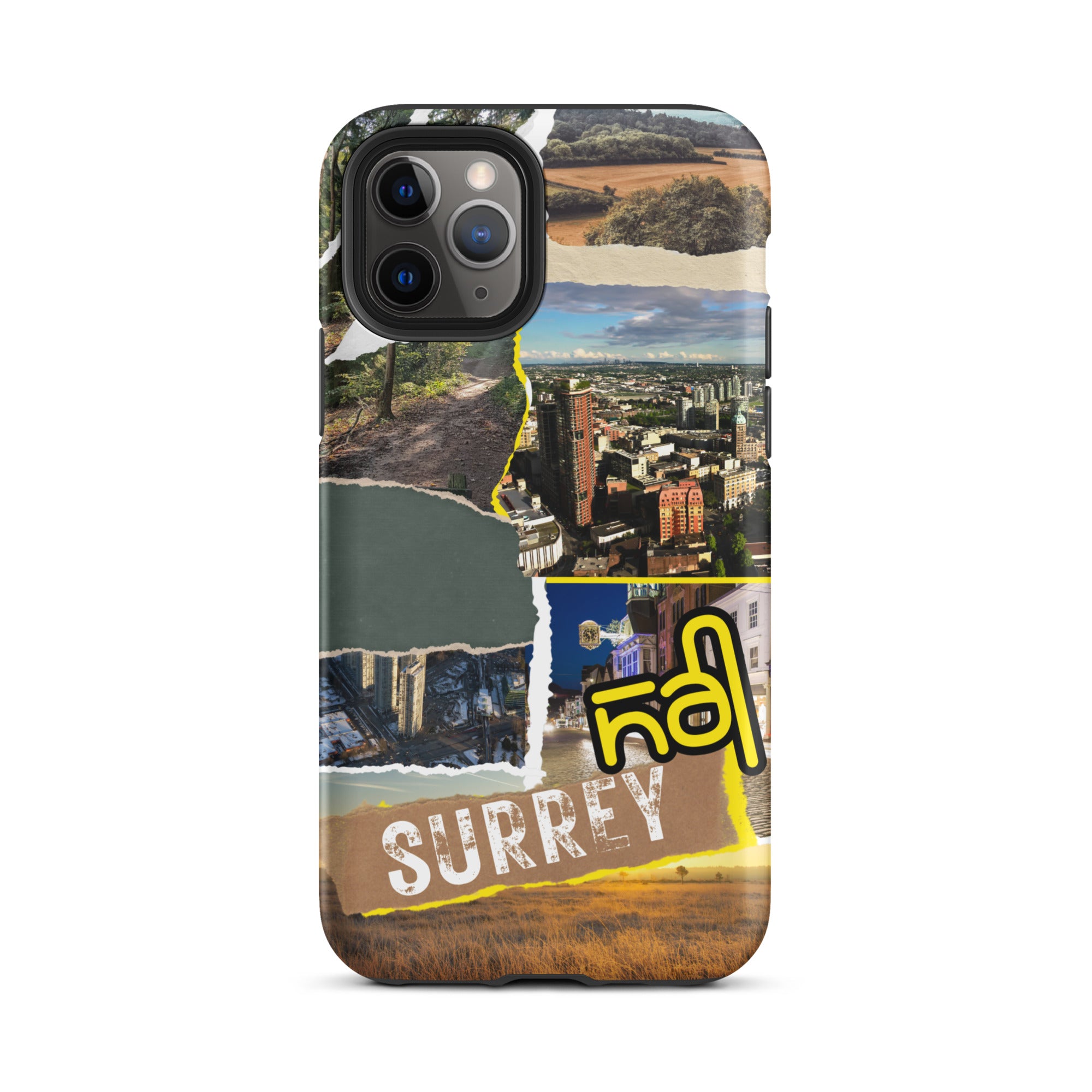 Premium Surrey Collage iPhone Case - Durable Protective Cover with Stylish Design for iPhone [Model] - Perfect for Everyday Use, Travel & Gifting