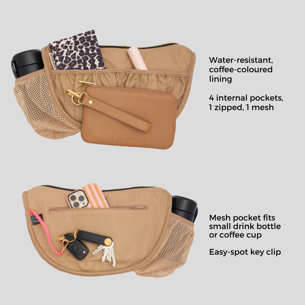 Stylish Slouchy Leather Crescent Crossbody Bag for Women - Black | Perfect for Everyday Use, Travel & Casual Outings
