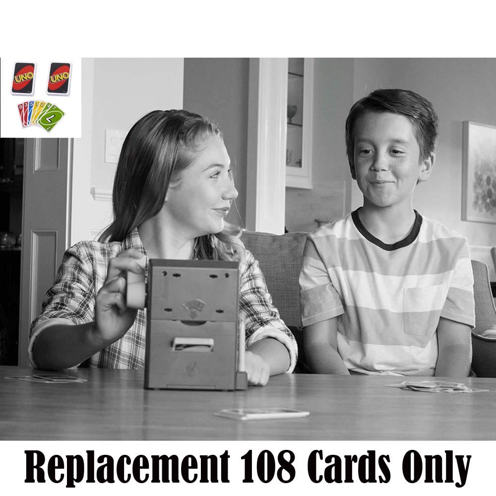 Mattel UNO Wild Jackpot Replacement Cards - Official Replacement Deck for UNO Card Game - Perfect for Game Nights, Travel & Family Fun