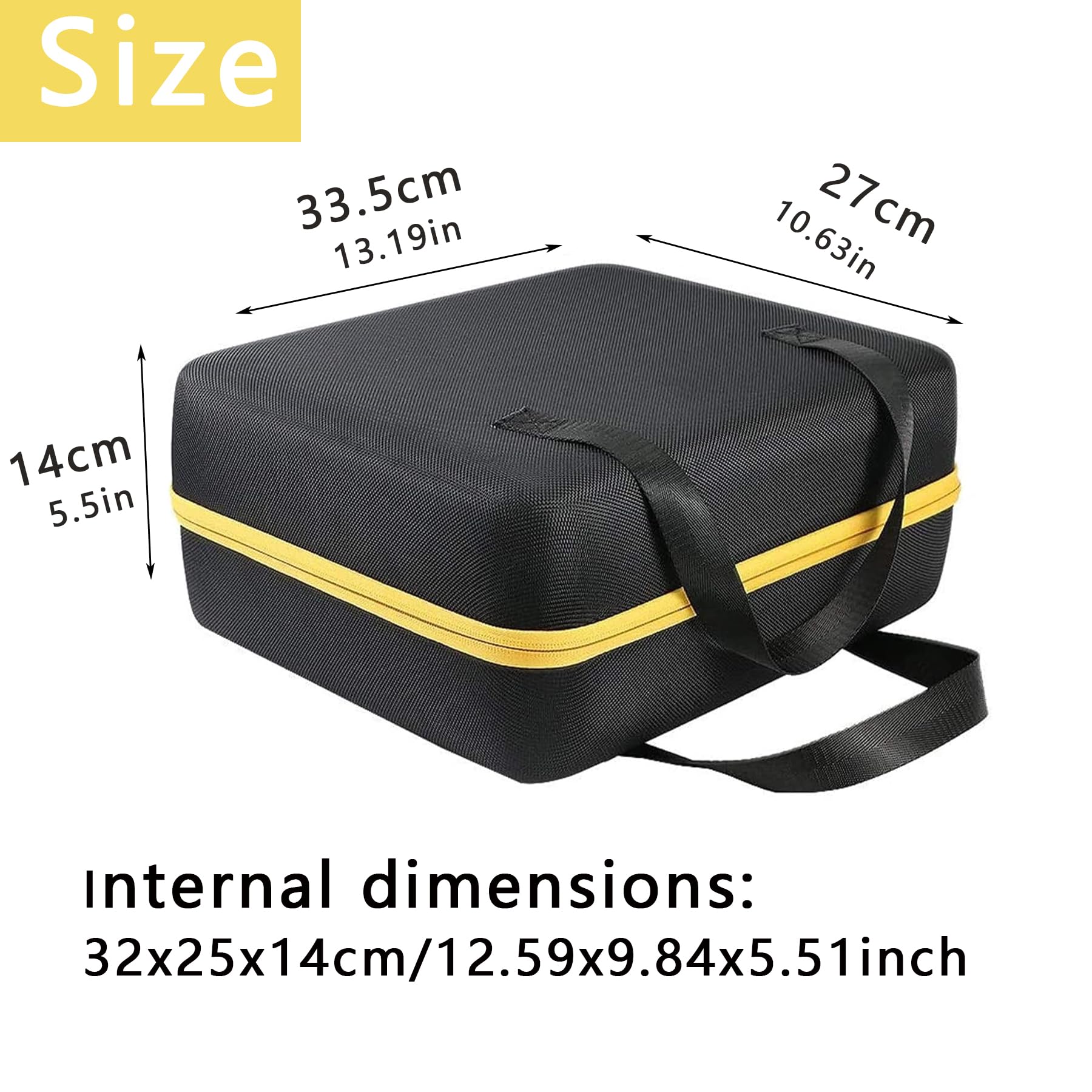 DEWALT DCC020IB 20V Max Tire Inflator Hard Replacement Case - Durable Protective Cover for Air Compressor Accessories | Perfect for Car, Bike & RV Tire Maintenance
