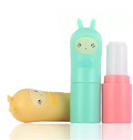 Cartoon-Shaped Pink Lip Balm - Pack of 3 | Moisturizing & Fun Lip Care for Kids & Teens | Perfect for School, Parties & Daily Use