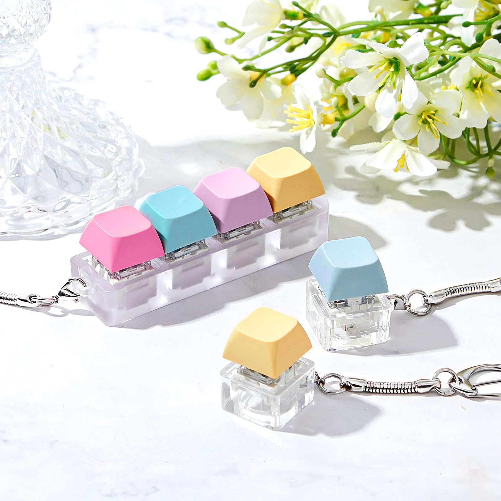 3Pcs Keyboard Clicker Toy - Stress Relief for Adults & Office Gifts
