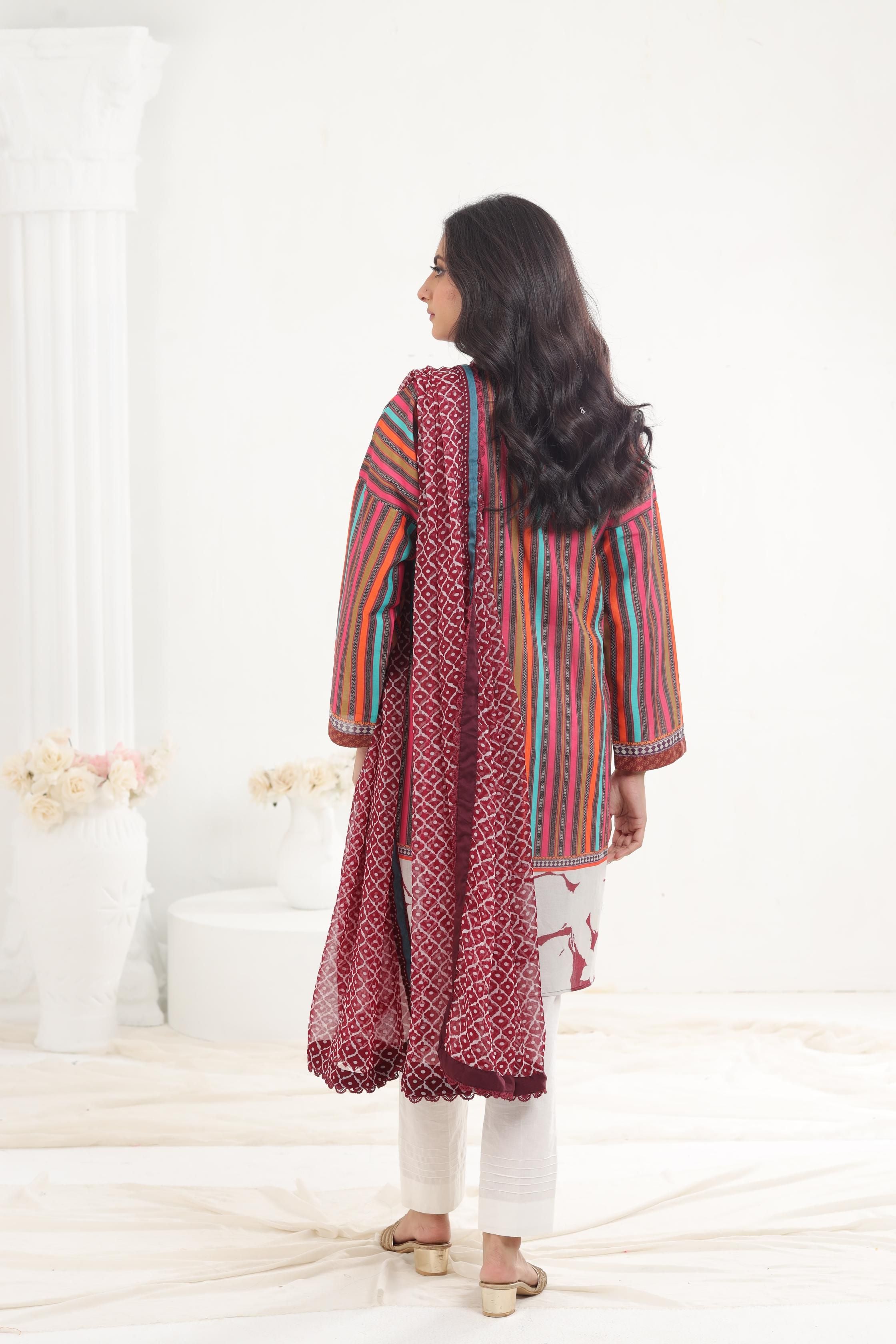Sana Safinaz Mahay Stitched Designer Dress - Elegant Pakistani Formal Wear for Women | Perfect for Weddings, Parties & Special Occasions
