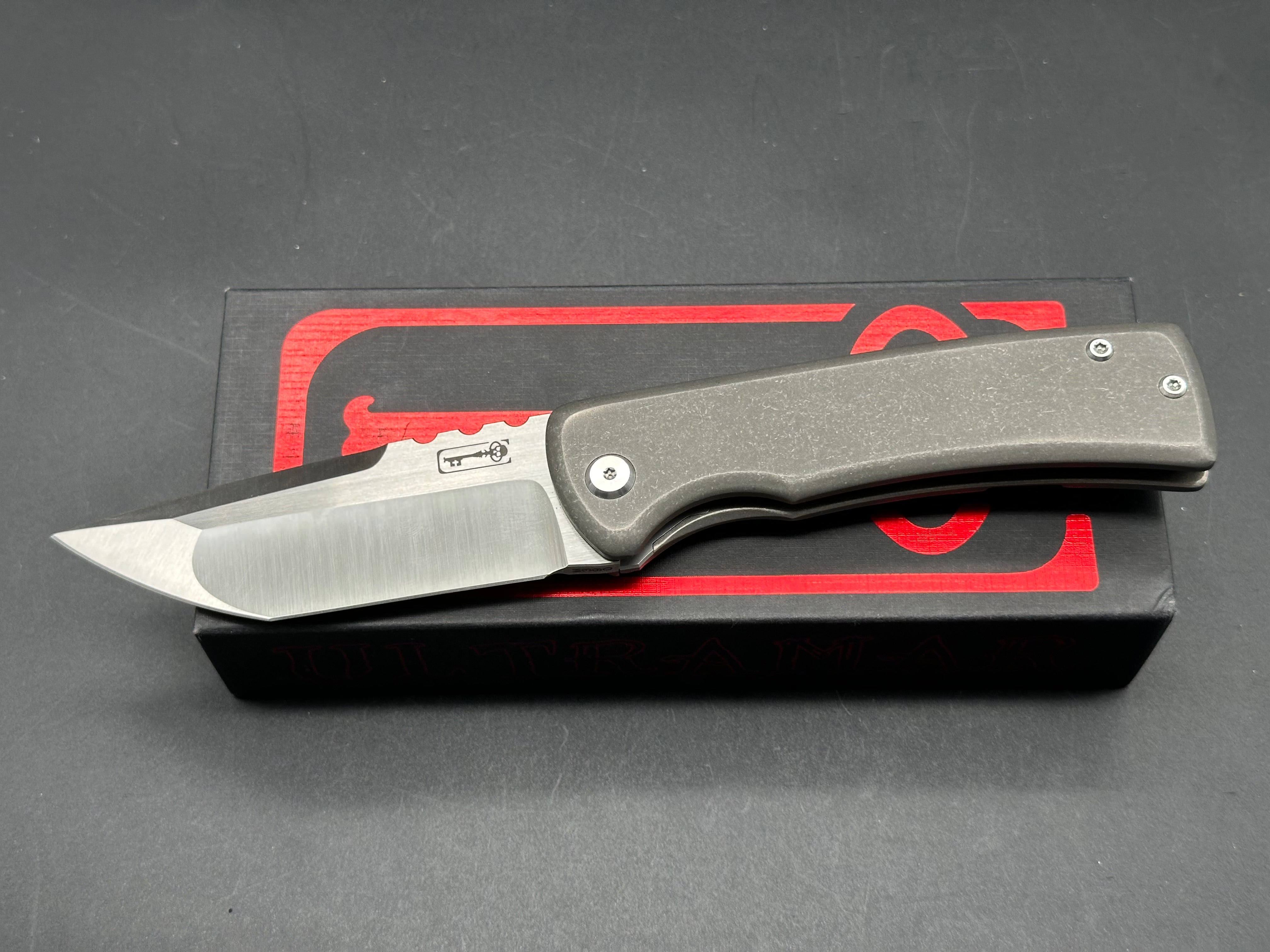 Chaves Redencion 229 Kickstop Tanto Knife - M390 Steel Blade, Custom Modded by SatuDave | EDC, Tactical, Outdoor Survival & Collection