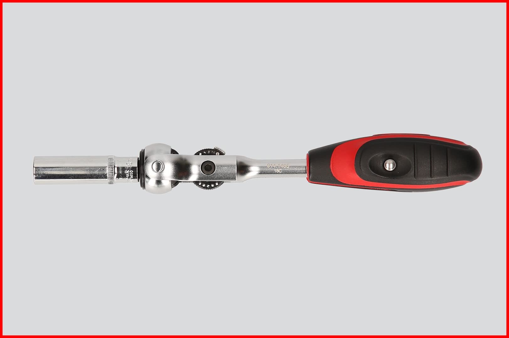 KS Tools 914.1405 Mini T-Handle Swivel Head Ratchet - Compact Hand Tool for Tight Spaces, Automotive & DIY Repairs | Perfect for Mechanics, Home Improvement & Small Engine Work