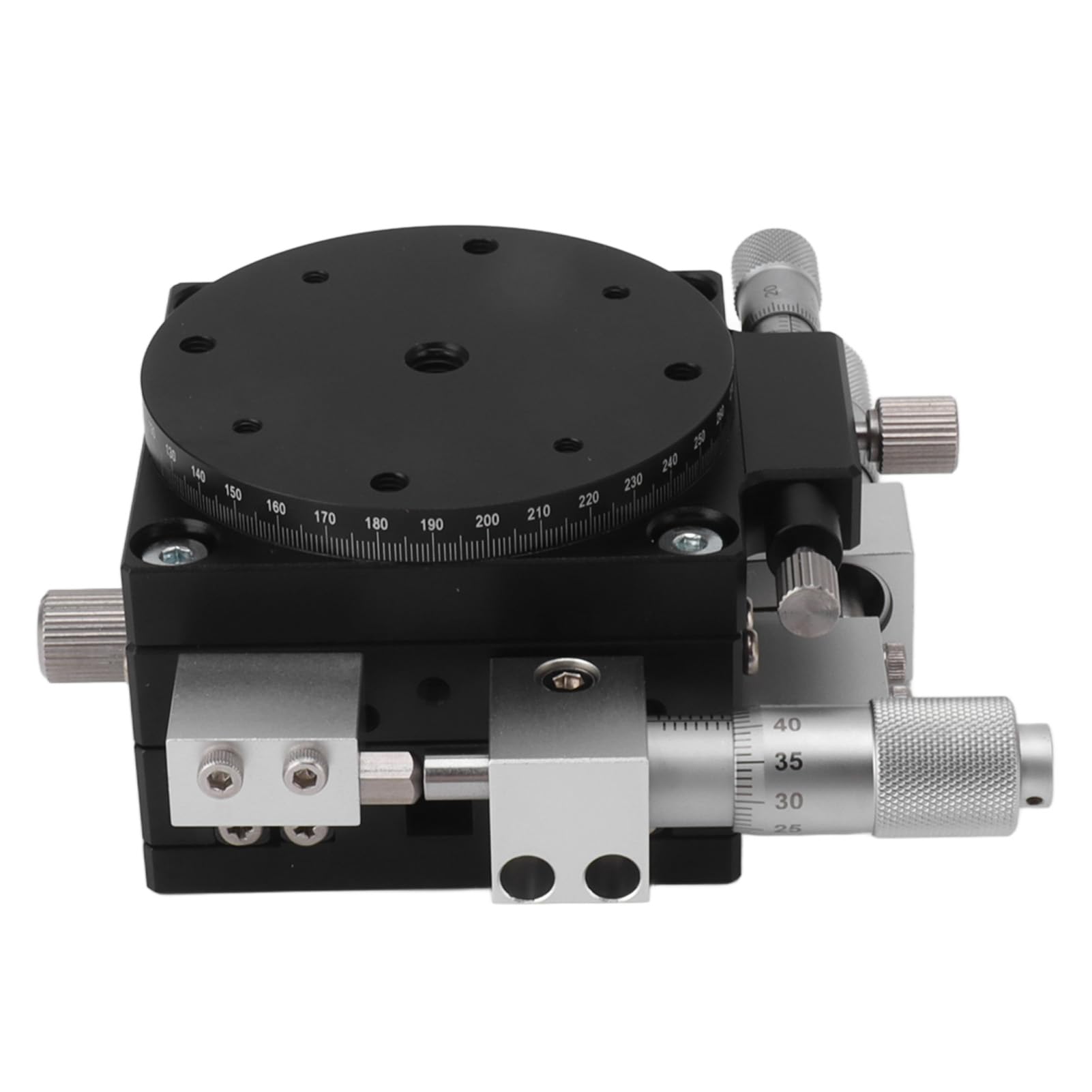 Precision Manual Linear Positioning Stage with Tuning Bearing Sliding Table - Ideal for CNC Machining, Laser Engraving, and 3D Printing Applications