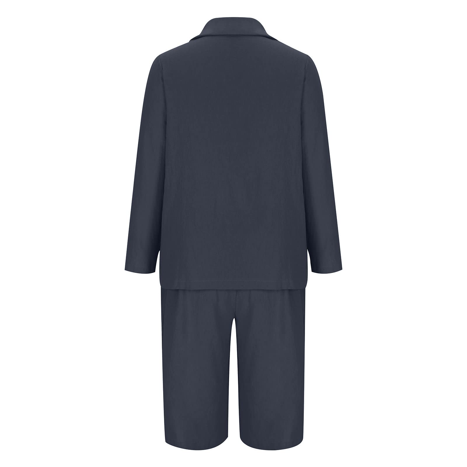 Oelaio Women's 2-Piece Lounge Set - Soft Cotton Casual Pajama Pants & Top Matching Outfit - Plus Size Fall Loungewear for Home, Sleep & Relaxation