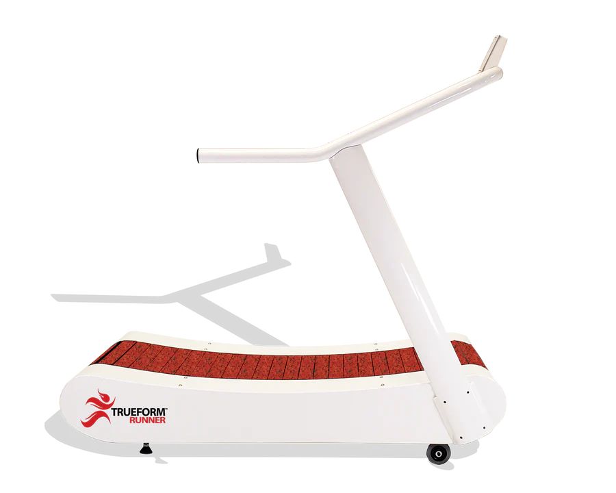 TrueForm RUNNER Non-Motorized Curved Treadmill for Home Gym - White | Professional Running Trainer for Indoor Fitness & Cardio Workouts