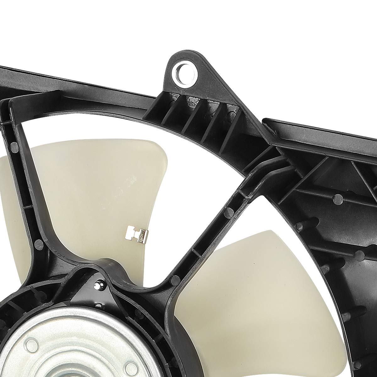 DNA MOTORING OEM-RF-0071 High Performance Radiator Cooling Fan Assembly - Direct Replacement for 2001-2002 Dodge Neon & 2001-2005 Dodge Neon/SX 2.0L - Improved Cooling Efficiency, Black - Perfect for Engine Overheating Prevention & Summer Driving