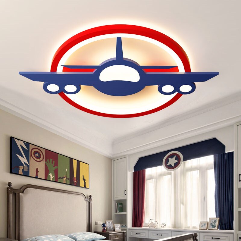 Airplane Ceiling Light - Stylish LED Aircraft-Themed Room Lighting for Kids Bedroom & Nursery Decor | Perfect for Aviation-Themed Spaces