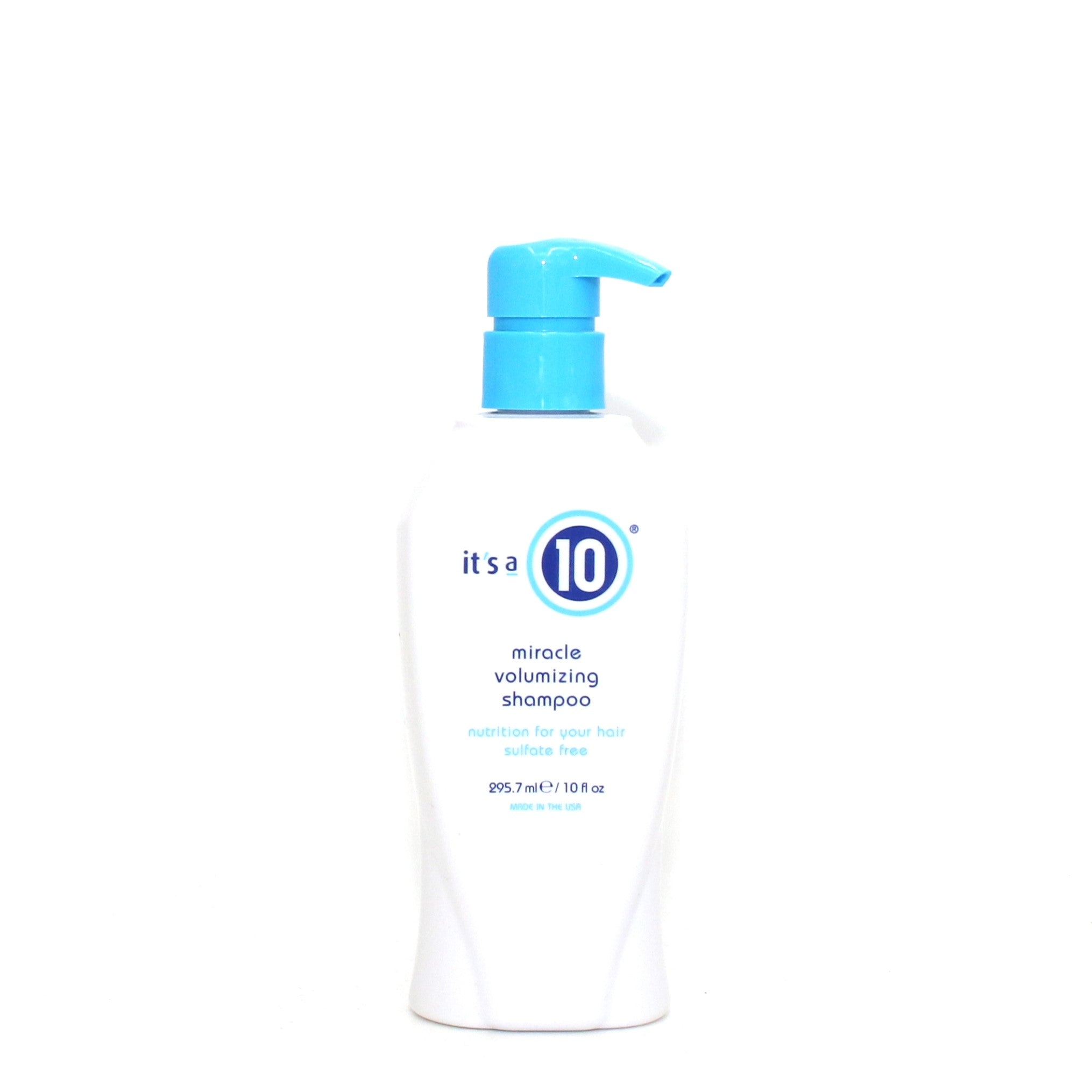 IT'S A 10 Miracle Volumizing Shampoo for Fine Hair - 10 oz Sulfate Free Formula for Thicker, Fuller Hair - Perfect for Daily Use & Salon Quality Results at Home