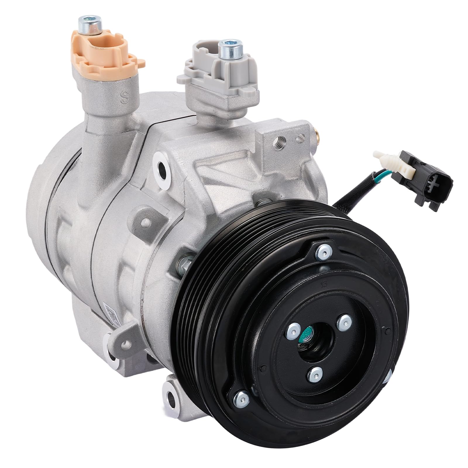 Ford F-250 F-350 F-450 F-550 Super Duty A/C Compressor with Clutch Replacement - Compatible with 6.2L & 6.8L Engines (2017-2019 Models) | HC3H19D629CC HC3Z19703B | Perfect for Summer Cooling & HVAC System Repair