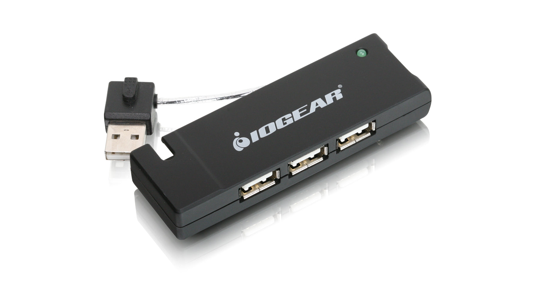 4-Port USB 2.0 Hub with Fast Data Transfer - Compact USB Splitter for Laptop, PC, Mac - Perfect for Home Office, Gaming & Charging Multiple Devices