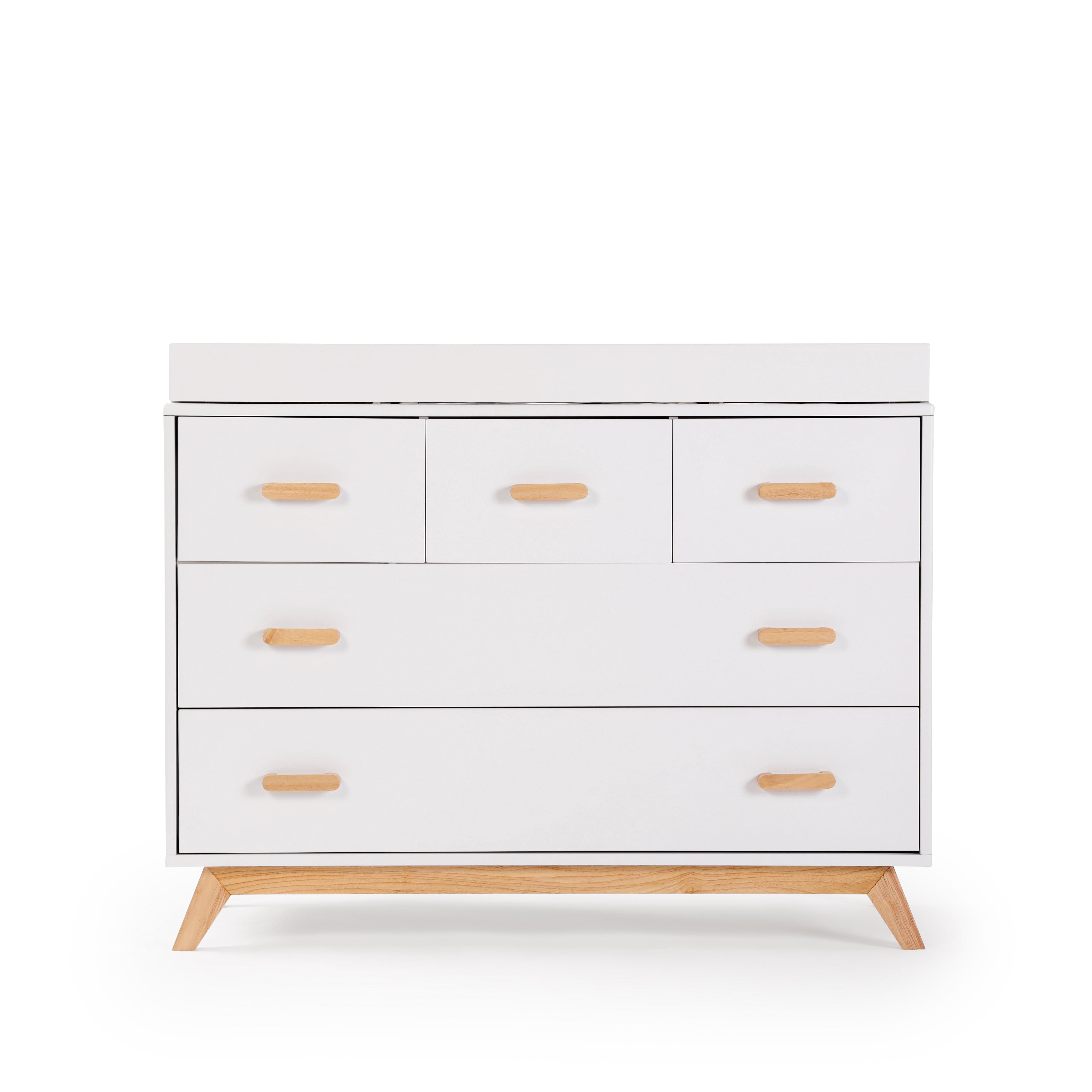 Dadada Soho 5-Drawer Dresser 2.0 - Modern Wooden Chest of Drawers for Bedroom & Closet Organization | Perfect for Home, Office, and Dorm Room Storage