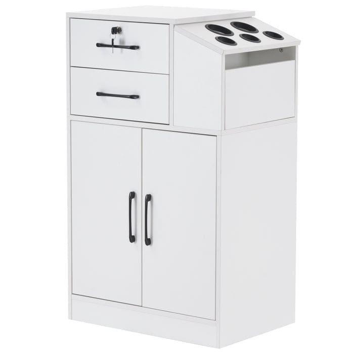 Professional Ethan Locking Styling & Barber Station - Portable Hair Cutting Station for Salons & Home Use - Perfect for Barbers, Stylists & DIY Haircuts