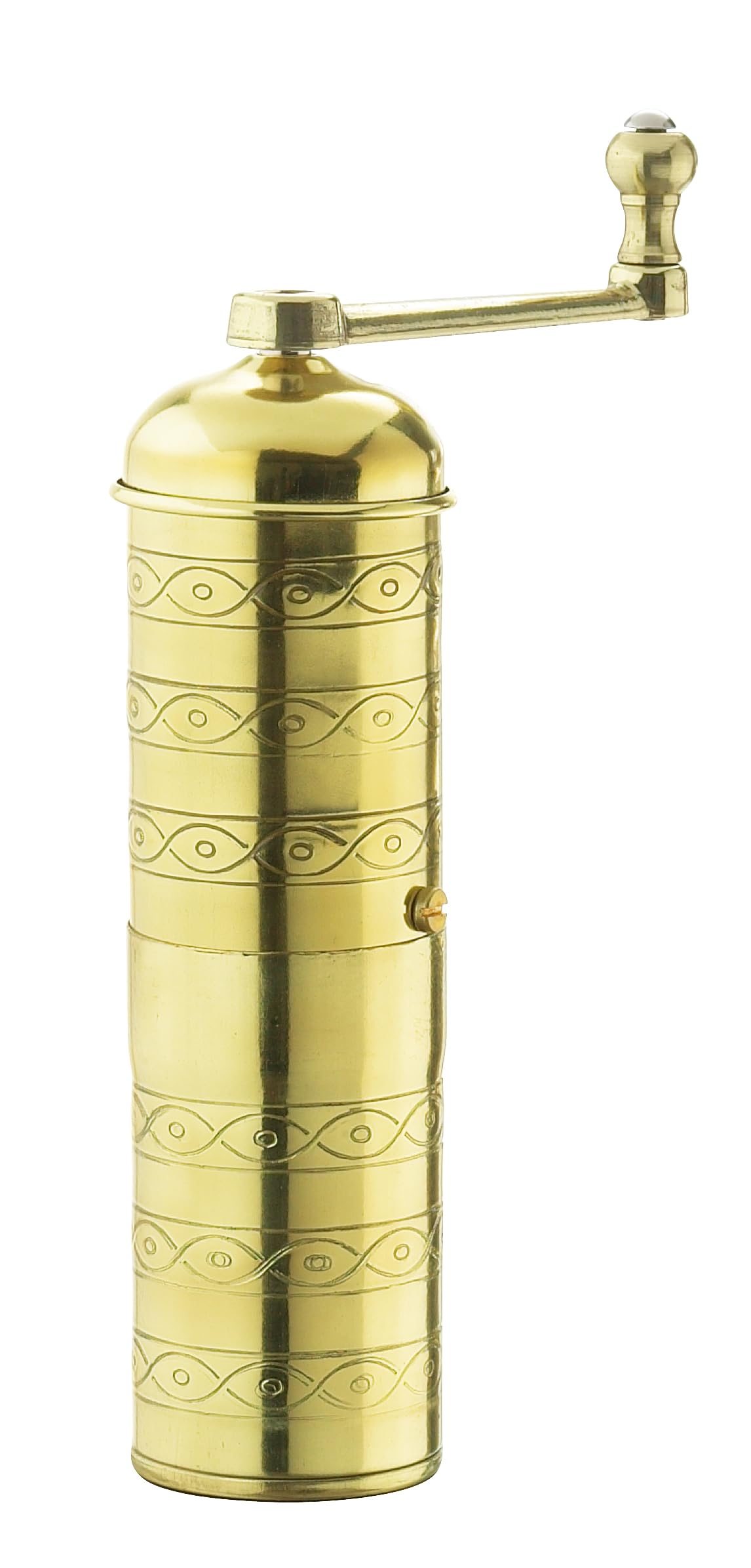 Premium Zassenhaus Havanna Manual Coffee Grinder - Brass Finish for Espresso, French Press & Pour Over - Classic Hand Crank Mill for Fresh Ground Coffee at Home or Travel