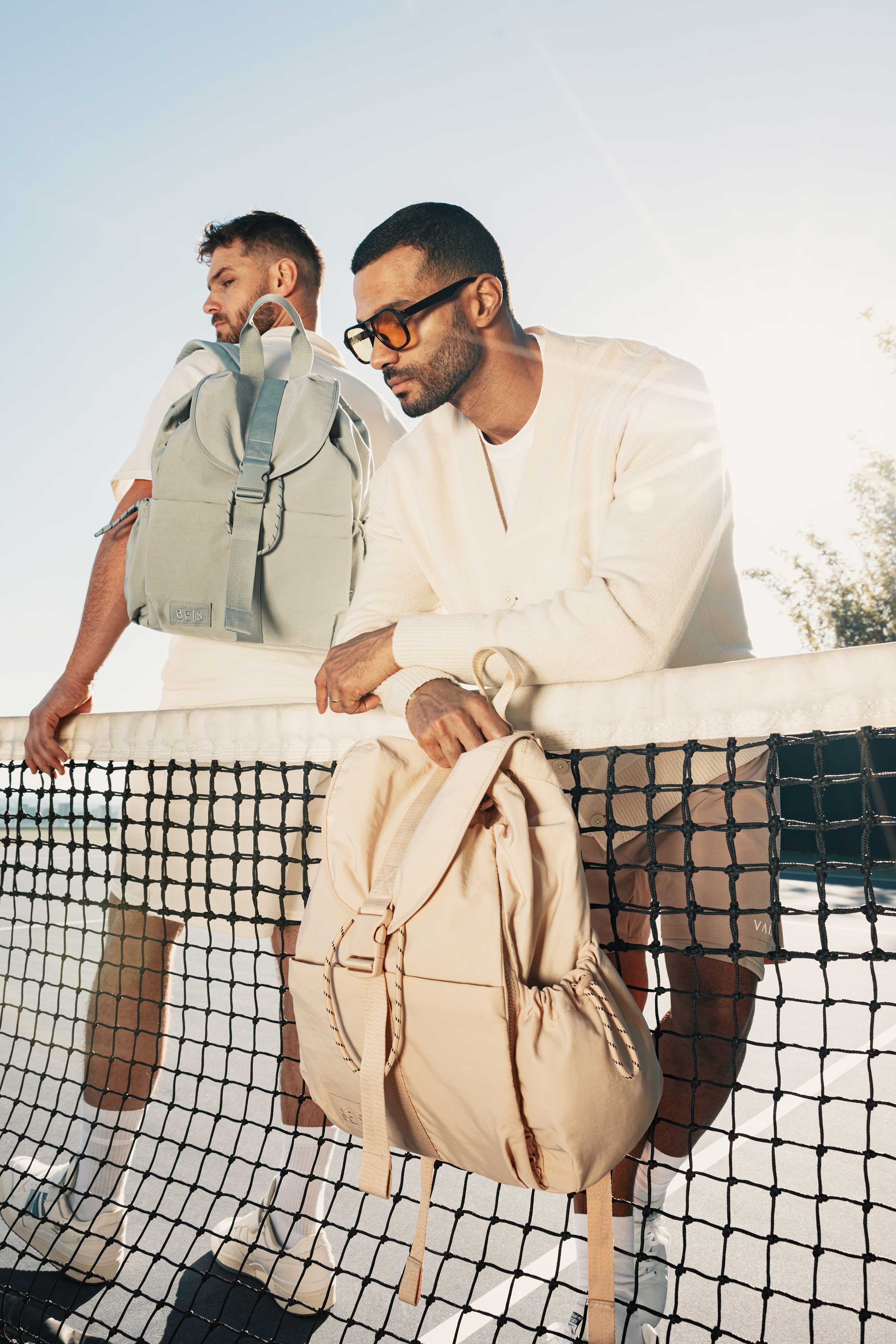 Premium Beige Sport Backpack - Lightweight Durable Gym Bag for Men & Women - Perfect for Workouts, Travel & Outdoor Adventures