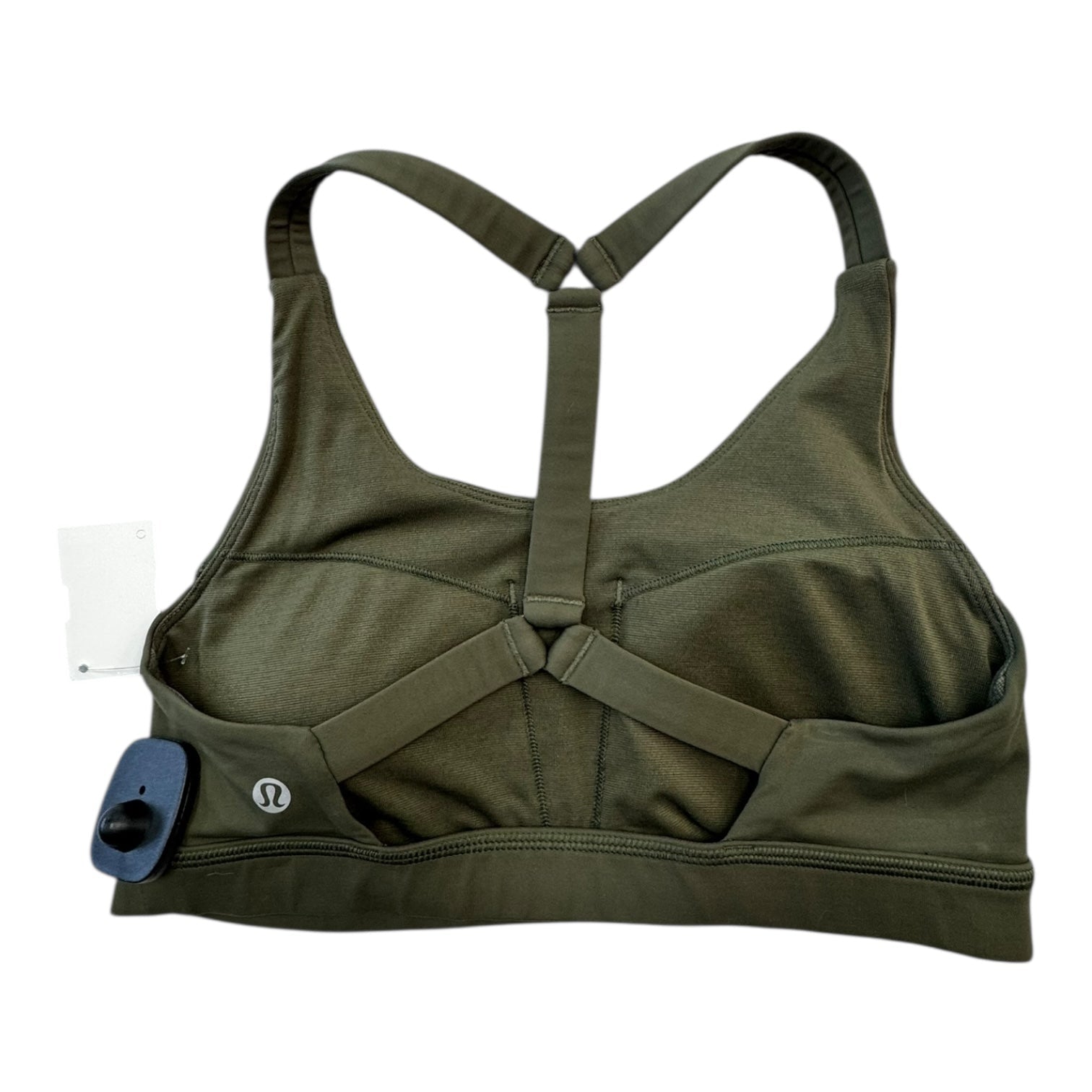 Lululemon Green Athletic Sports Bra Size 6 - High Support Workout Top for Running, Yoga & Gym