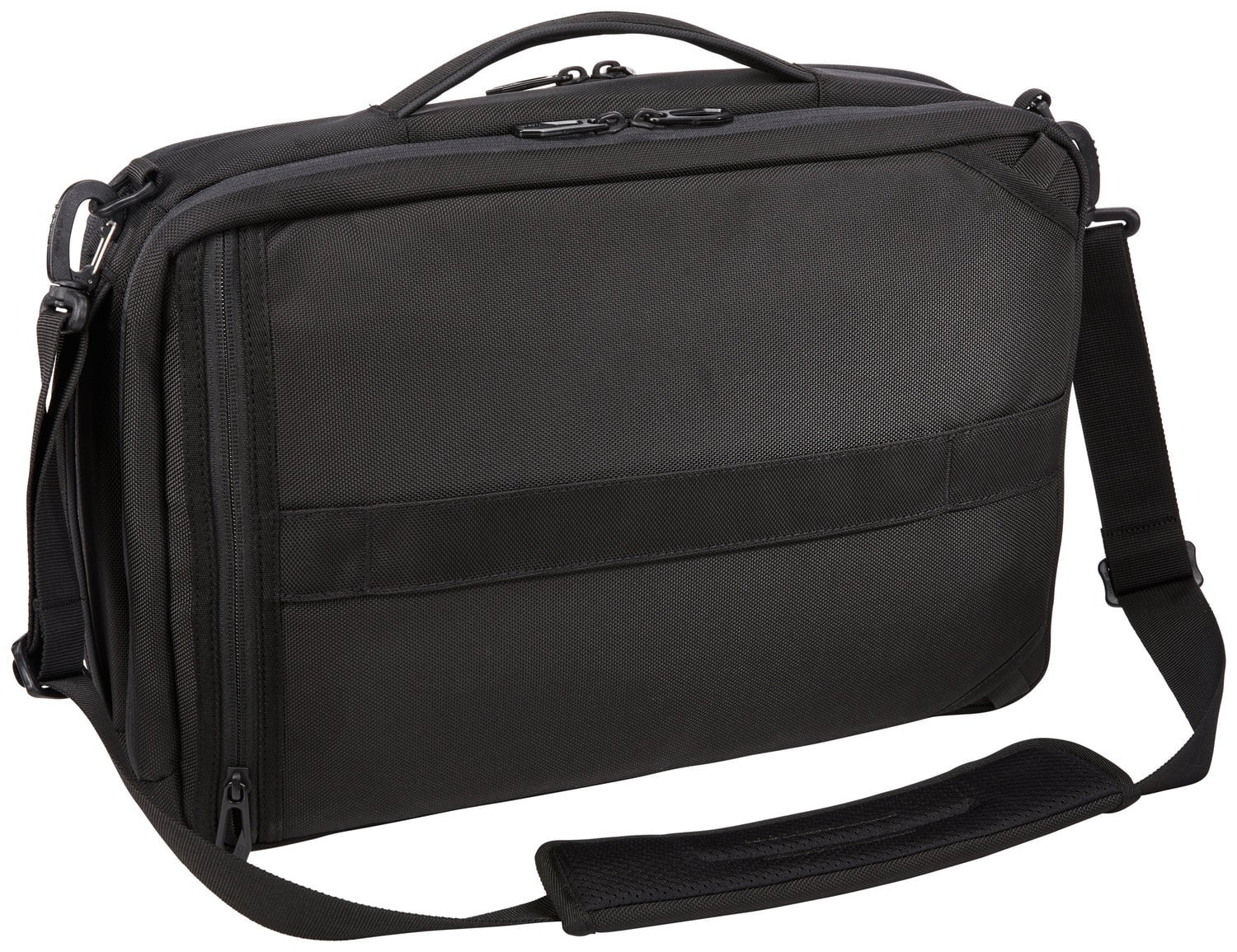 Thule Accent Convertible Backpack 17L - Durable Travel & Commute Backpack for Men & Women - Water-Resistant Laptop Bag with USB Port - Perfect for Work, School & Outdoor Adventures (Black)
