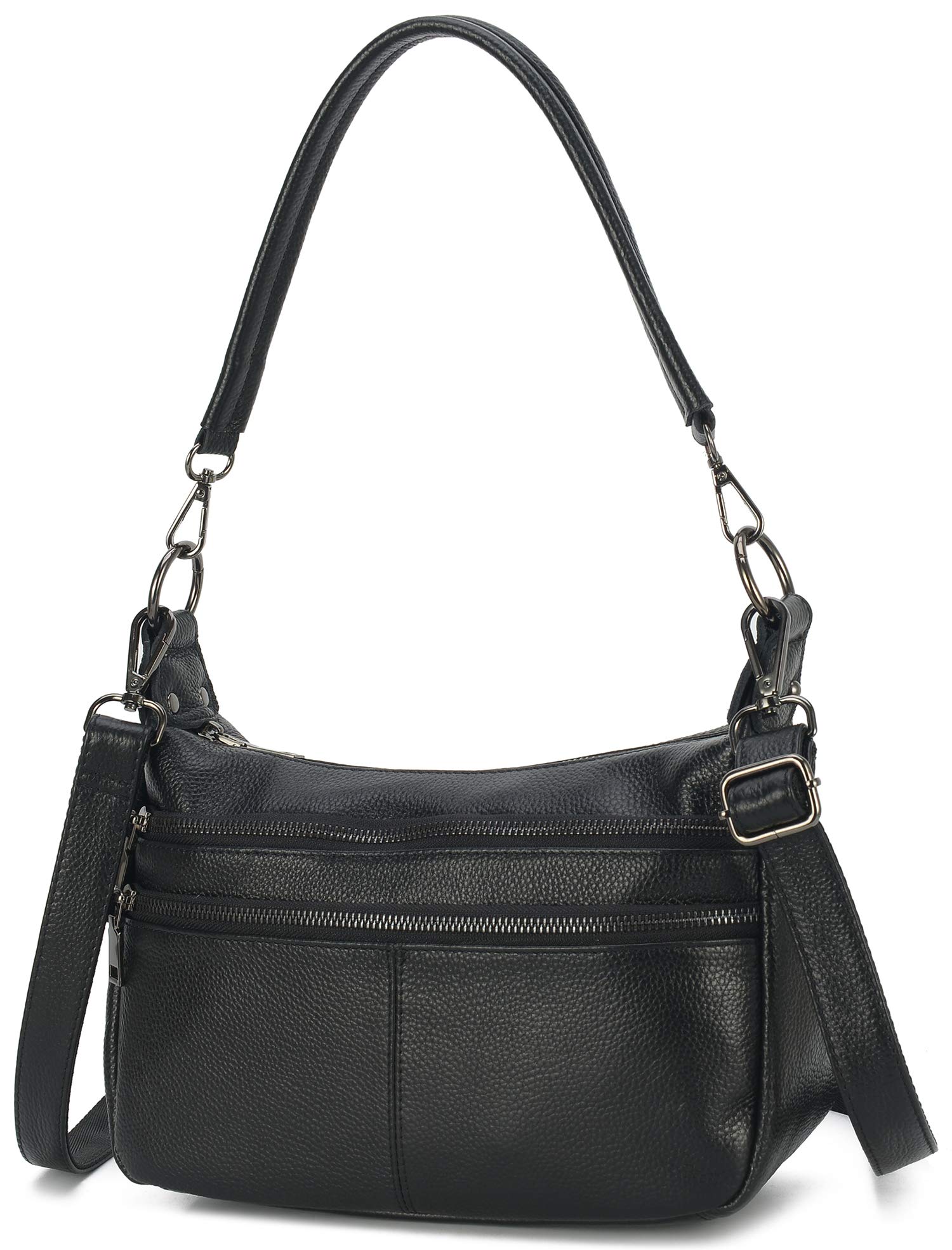 Genuine Leather Crossbody Shoulder Bag for Women - Stylish Tote & Backpack Purse - Perfect for Work, Travel & Everyday Use