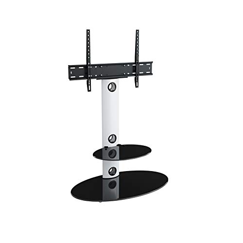 White Column / Black Oval Shelf
