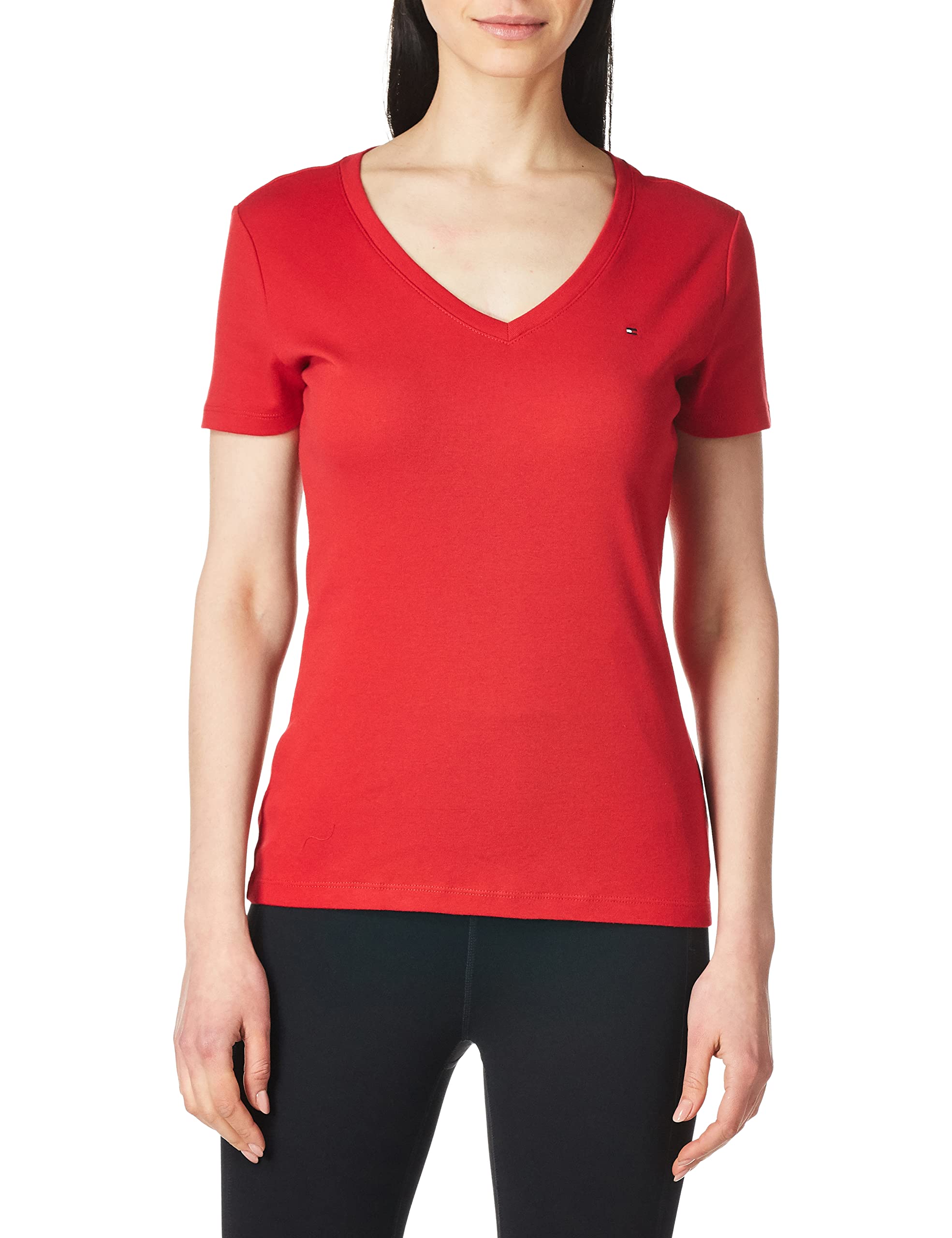 Tommy Hilfiger Women's T-Shirts & Tops - Standard & Plus Size Casual Tees for Everyday Wear, Work & Weekend Outfits