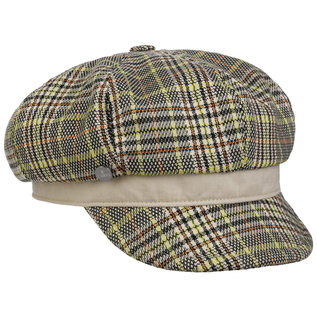 Lierys Men's Cotton Newsboy Cap - Vintage Style Flat Cap for Casual Wear, Outdoor Activities & Fashion Accessories