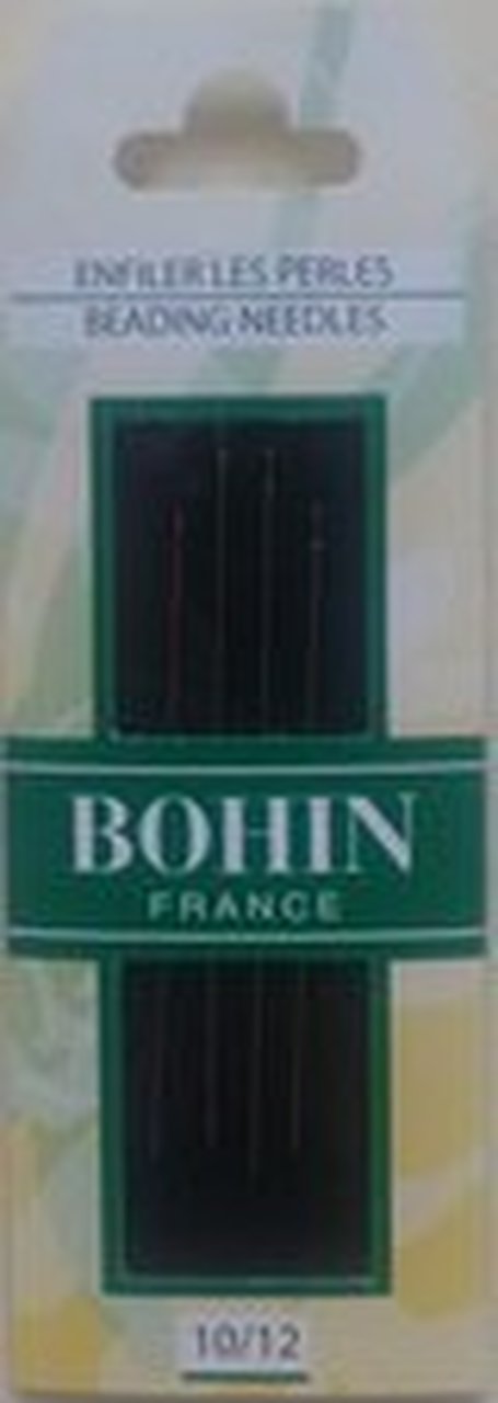 Bohin Long Beading Hand Sewing Needles - Premium French Needles for Jewelry Making, Embroidery & Crafting - Perfect for Beading, Quilting & Fabric Art Projects