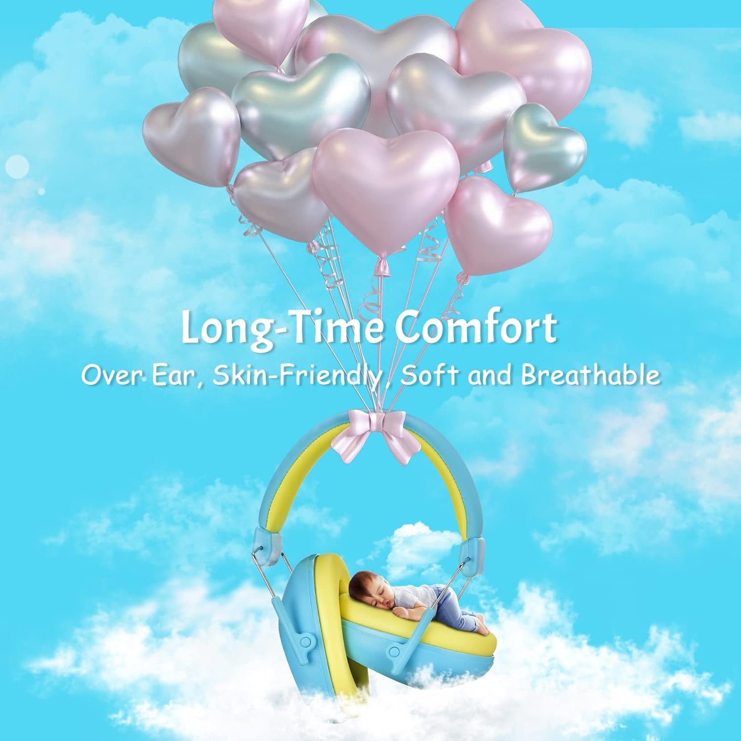 Noise Cancelling Headphones for Kids - 28dB SNR Hearing Protection Earmuffs for Toddlers & Children with Autism - Soundproof Headphones for Concerts, Air Shows, Fireworks, Travel & School Use