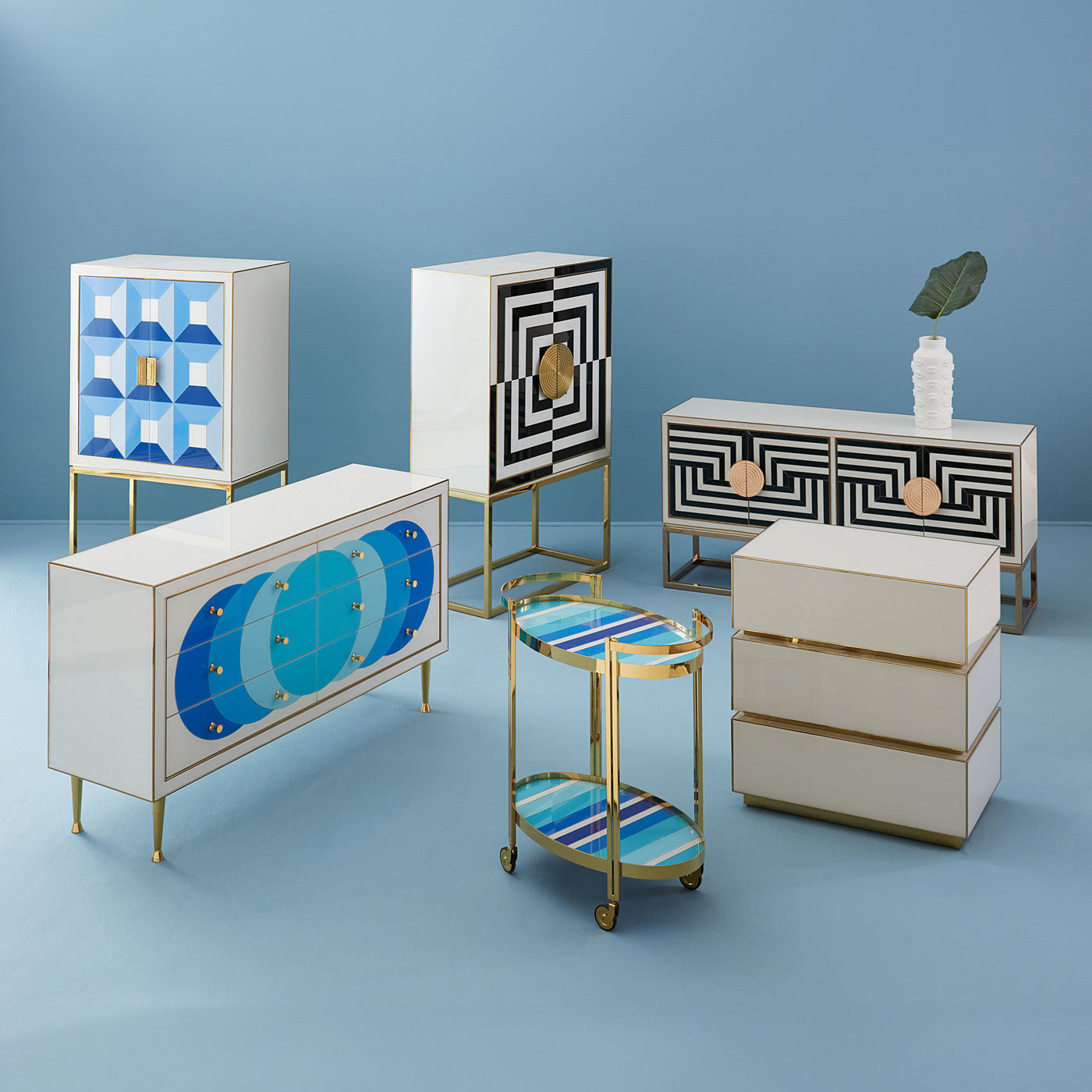 Op Art Bar - Modern Abstract Wall Decor for Living Room & Bedroom - Perfect for Home & Office Decor