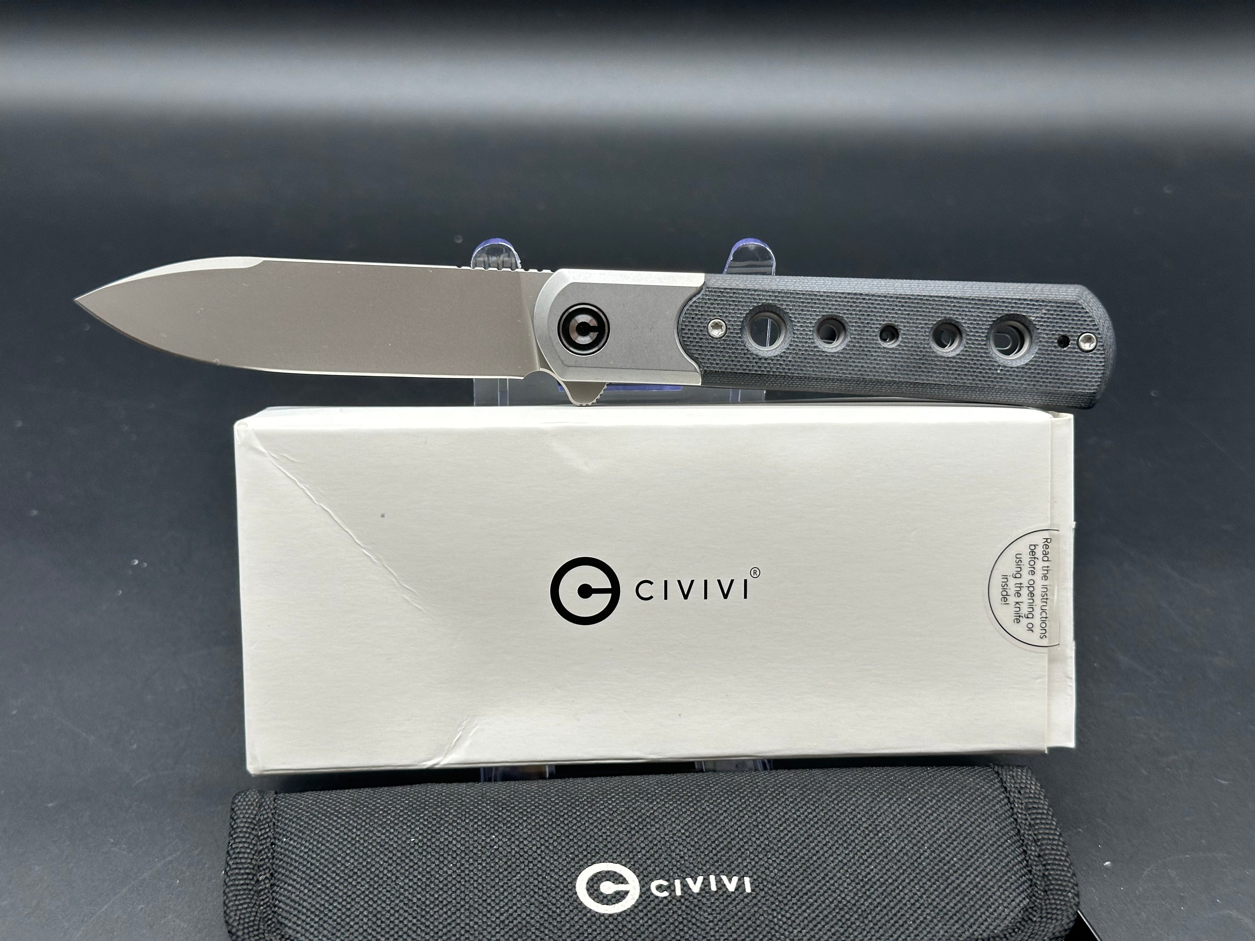 CIVIVI Banneret Frame Lock Folding Knife - 3.7