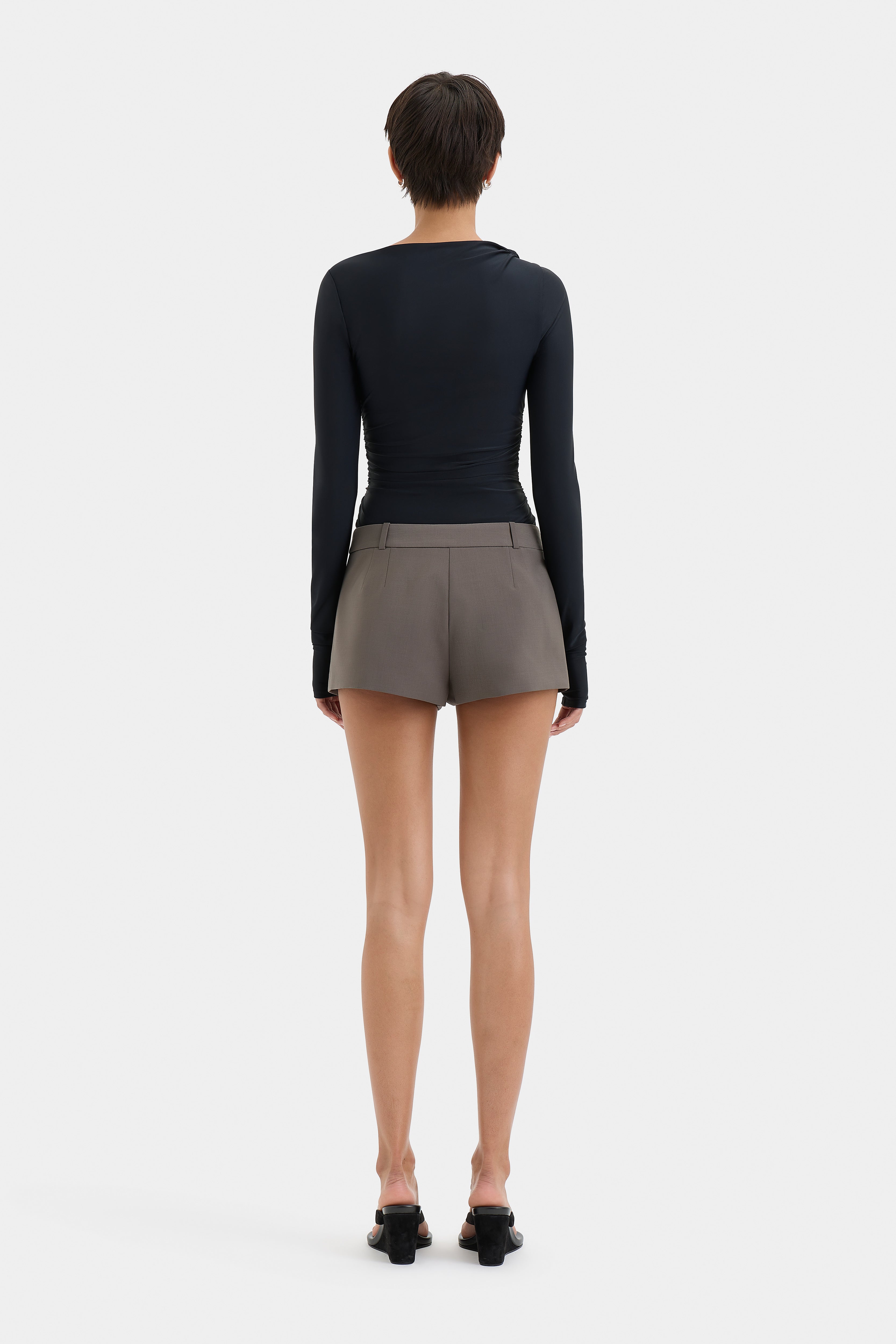 Maya Mini Short Grey - Women's Casual Shorts for Summer, Comfortable & Stylish - Perfect for Beach, Travel, and Everyday Wear
