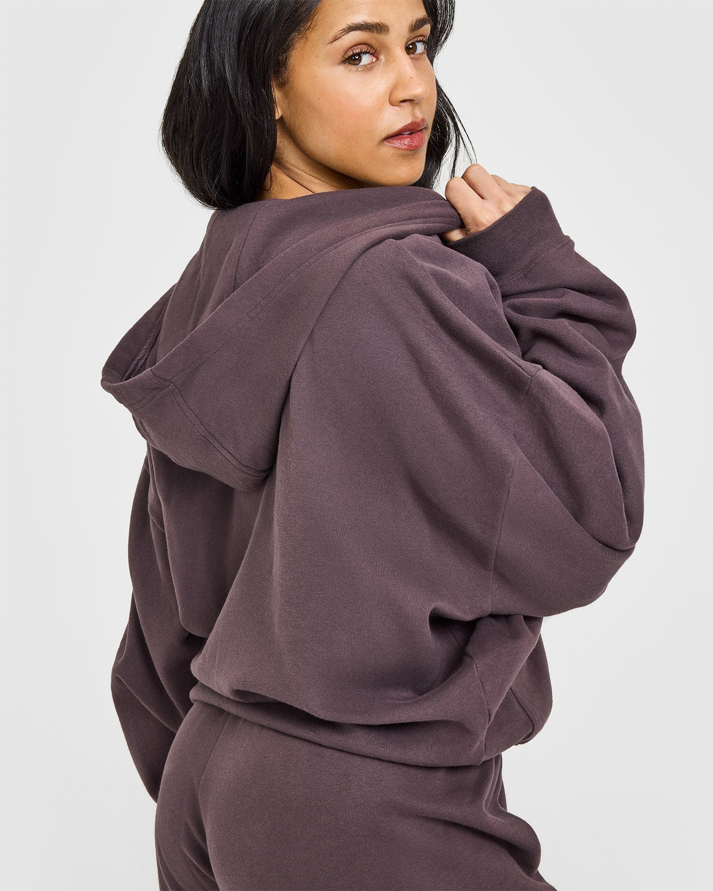 Mid Weight Zip Through Hoodie for Men & Women - Soft Cotton Blend, Umber Brown | Perfect for Casual Wear, Outdoor Activities & Gym Workouts