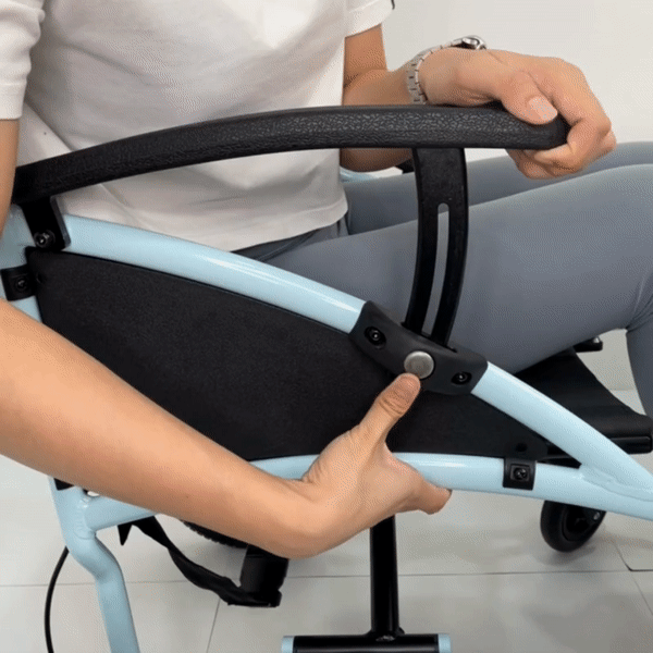 HappyWheels Lightweight Ergonomic Stroller for Babies & Toddlers - Compact Foldable Design with Adjustable Canopy - Perfect for Travel, Shopping & Daily Walks