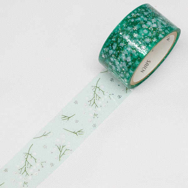 Baby's Breath PET Clear Tape - Strong Adhesive, Transparent, and Tear-Resistant for Gift Wrapping, Scrapbooking, and DIY Crafts