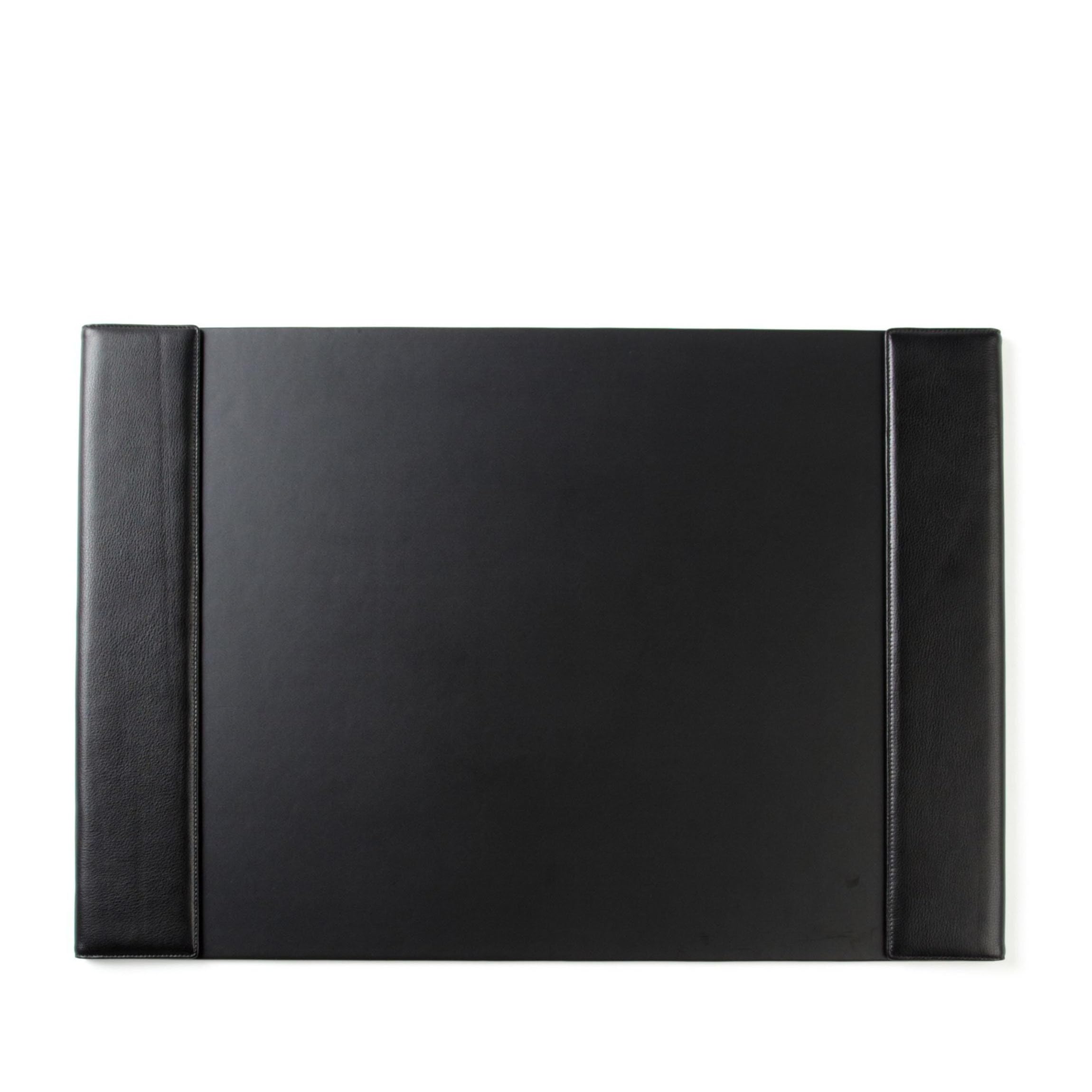 Leatherology Black Onyx Classic Desk Accessories Set - Premium Leather Pen Holder, Business Card Case & Notepad Cover - Perfect Office Organizer for Professionals & Home Workspaces