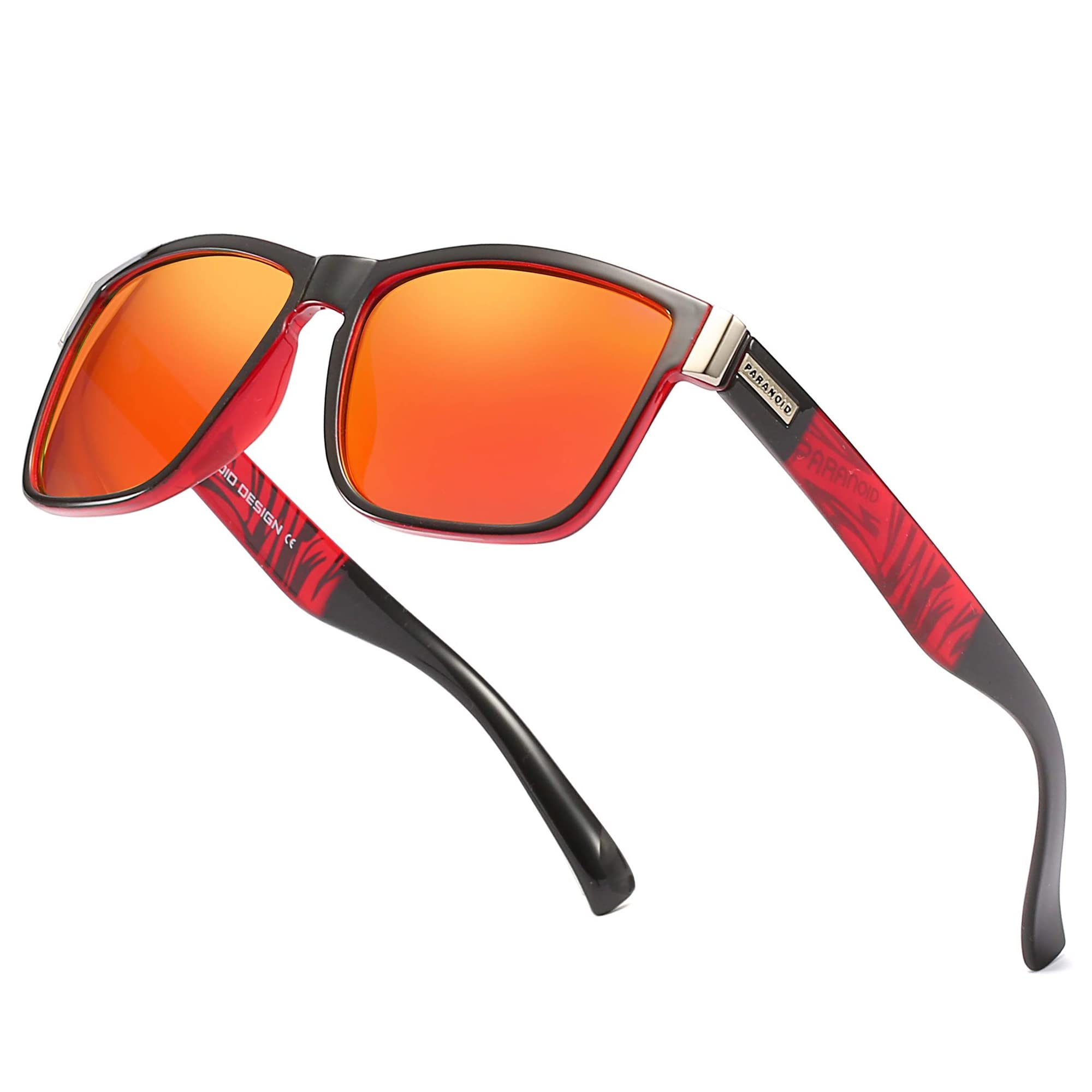 Vintage Polarized Sunglasses for Men & Women - Retro UV400 Protection Driving Shades - Perfect for Outdoor Activities, Beach, and Fashion Accessories
