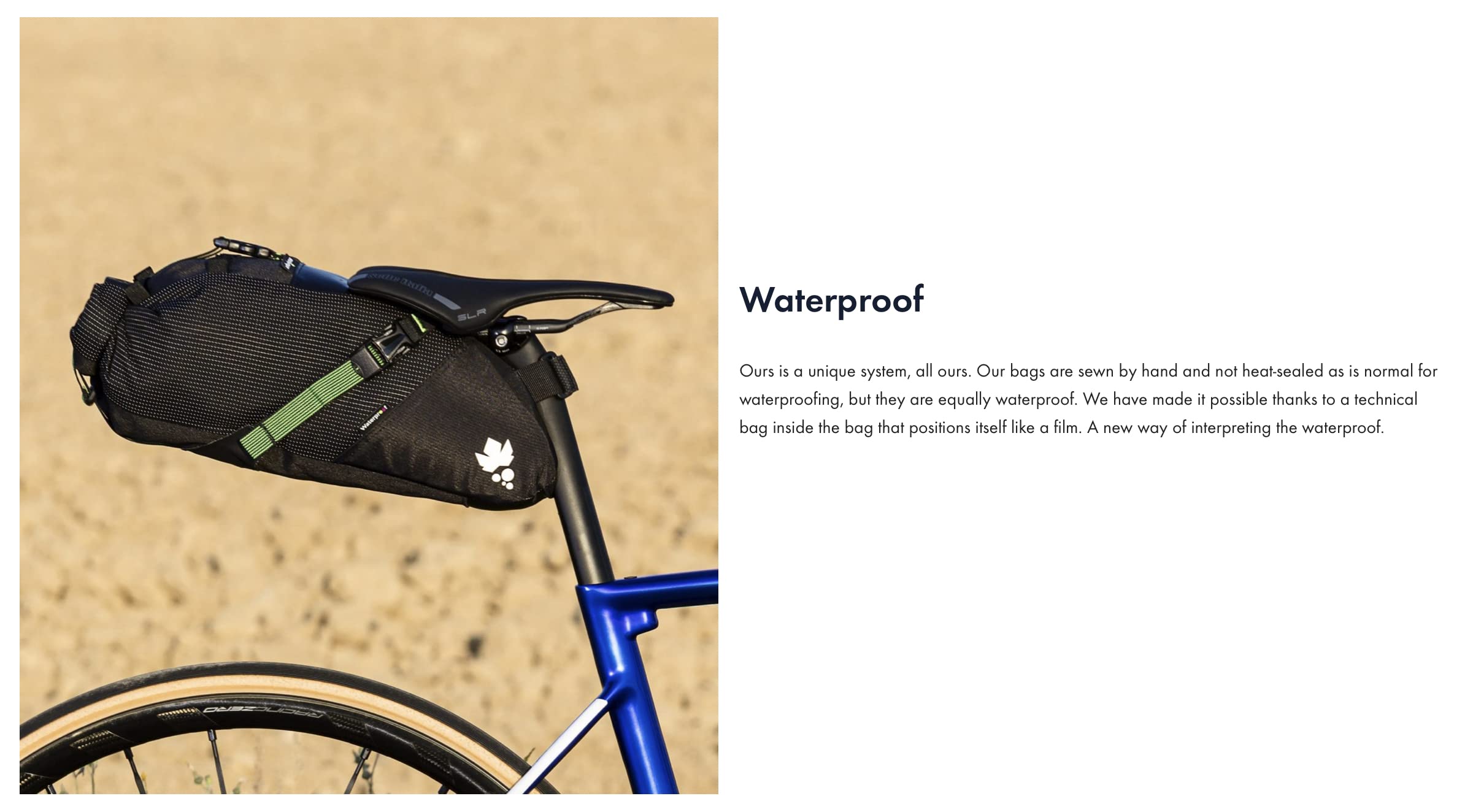 Cluster 13 Adventure Waterproof Bike Seat Bag - Durable Cycling Storage for Mountain & Gravel Bikes - Perfect for Outdoor Rides, Commuting & Bike Tours