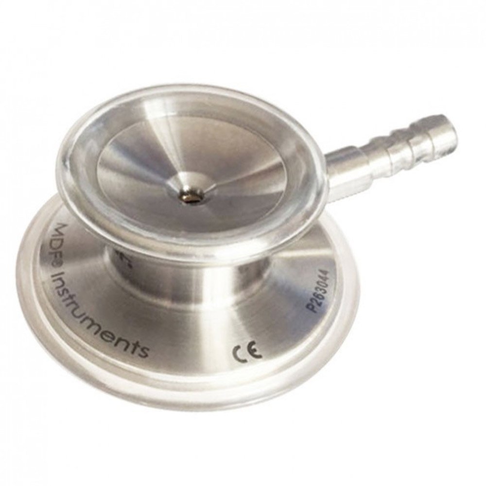 MDF77717 MD One Stainless Steel Stethoscope for Adults - Burgundy Tube with Silver Chestpiece & Headset | Medical, Nursing, Healthcare Professionals | Ideal for Doctors, Nurses, EMTs & Students
