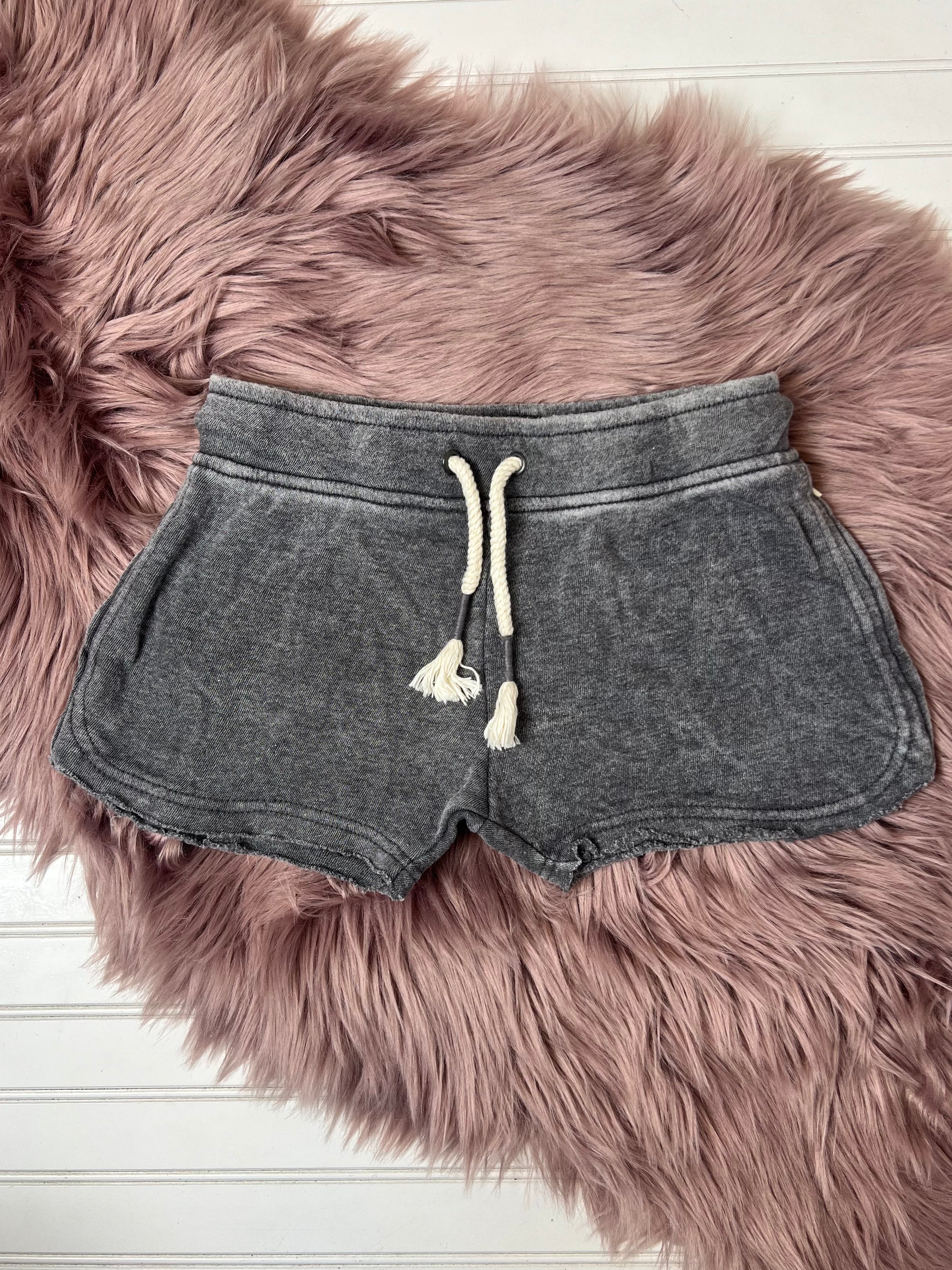 Steel Grey Burnout Shorts for Women - Soft Distressed Denim Cutoff Shorts | Perfect for Summer, Beach, and Casual Outfits