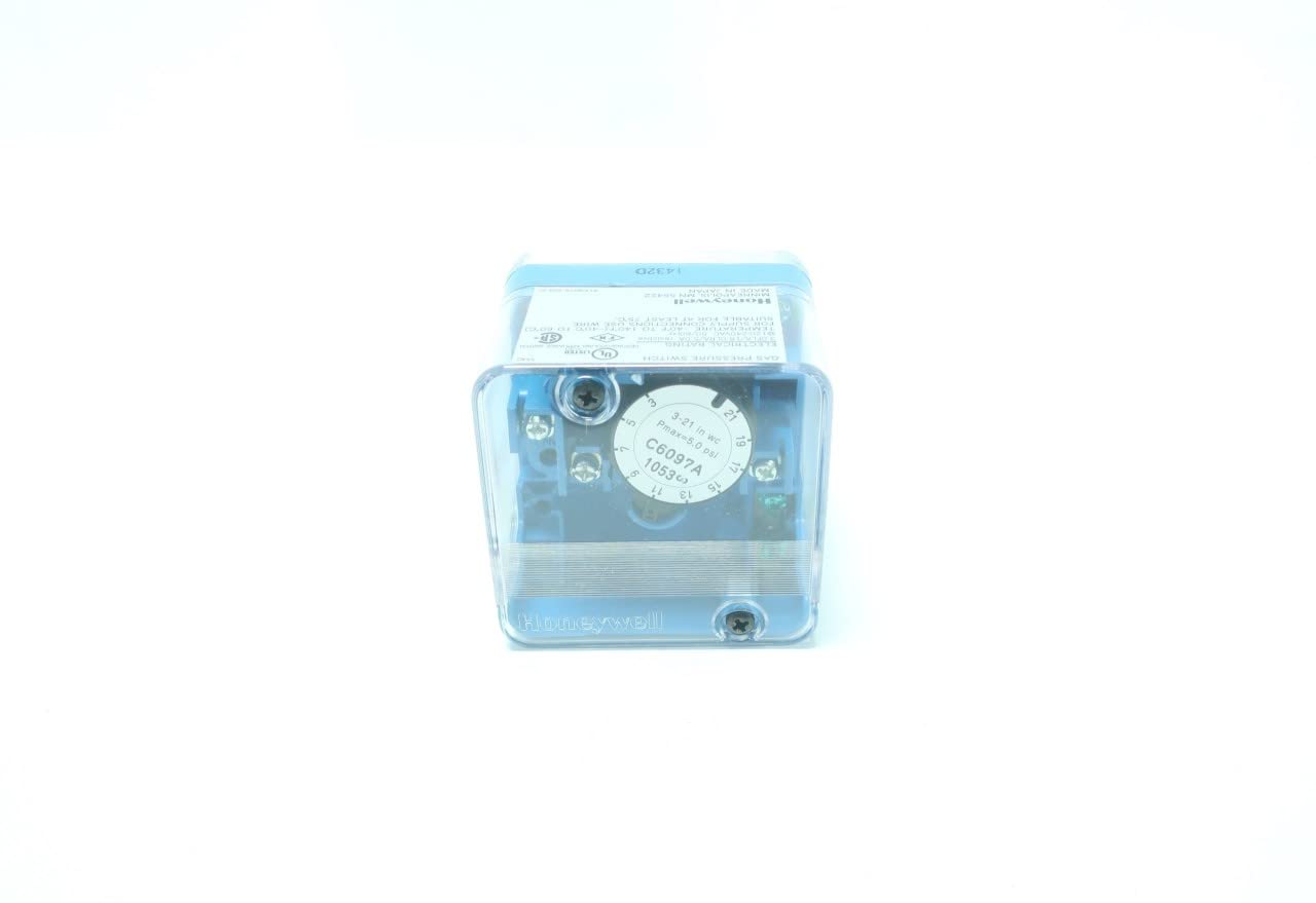 Honeywell C6097A1053 Pressure Switch - HVAC, Industrial & Commercial Applications | Reliable Air Compressor & Pump Control