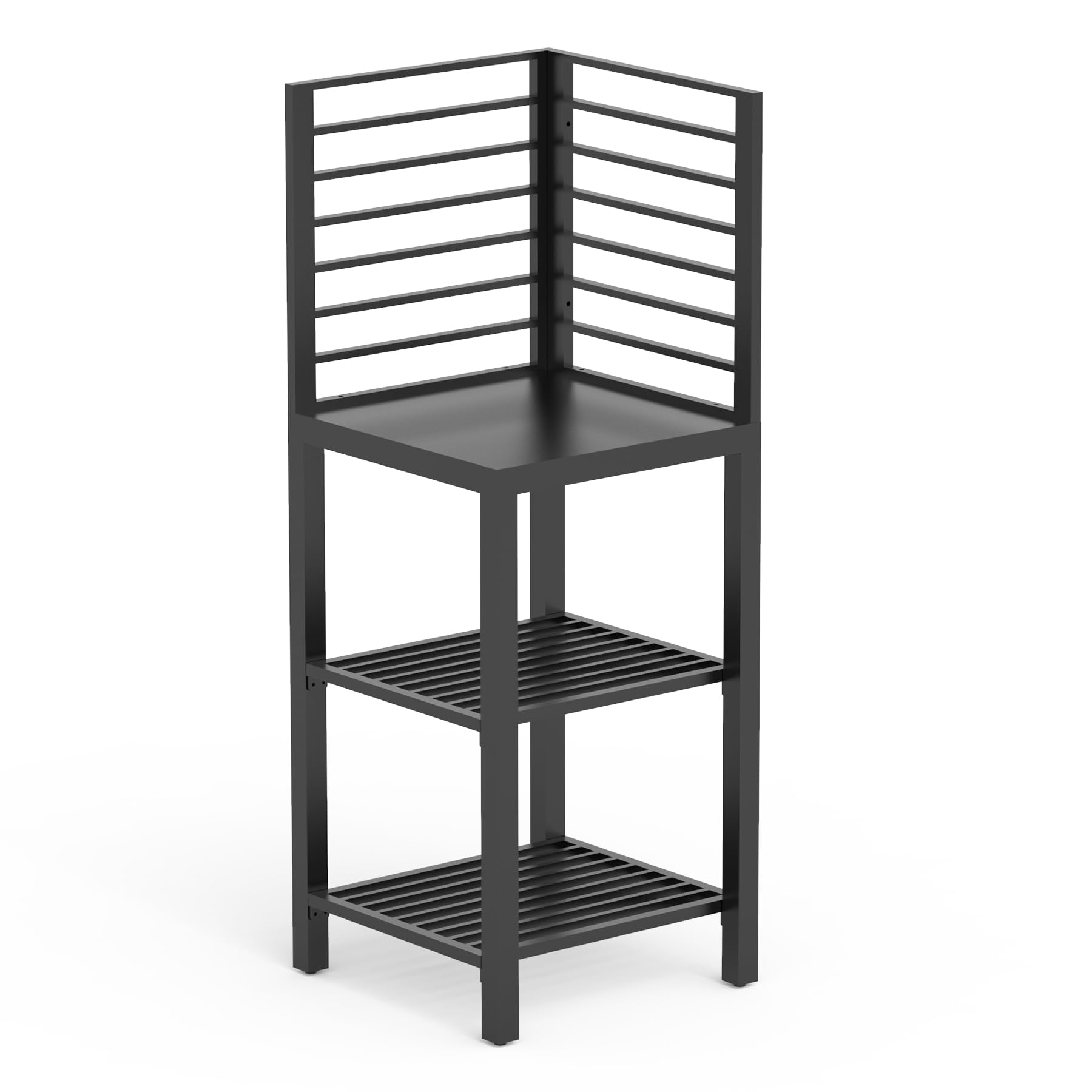 Premium Aluminum Outdoor Kitchen Island with Storage - Freestanding Prep Table with Double Rack & Protective Cover - Perfect for Patio, Backyard BBQ & Outdoor Entertaining