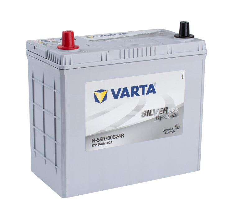 Varta NS60R EFB / N55R EFB Car Battery 500CCA - High-Performance Automotive Battery for Cars, SUVs & Trucks | Reliable Starting Power in Extreme Weather Conditions