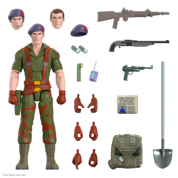 G.I. Joe ULTIMATES! Flint Action Figure - 6-Inch Collectible Toy with Accessories for Display & Play - Perfect for Fans, Collectors, and Role-Playing Scenes